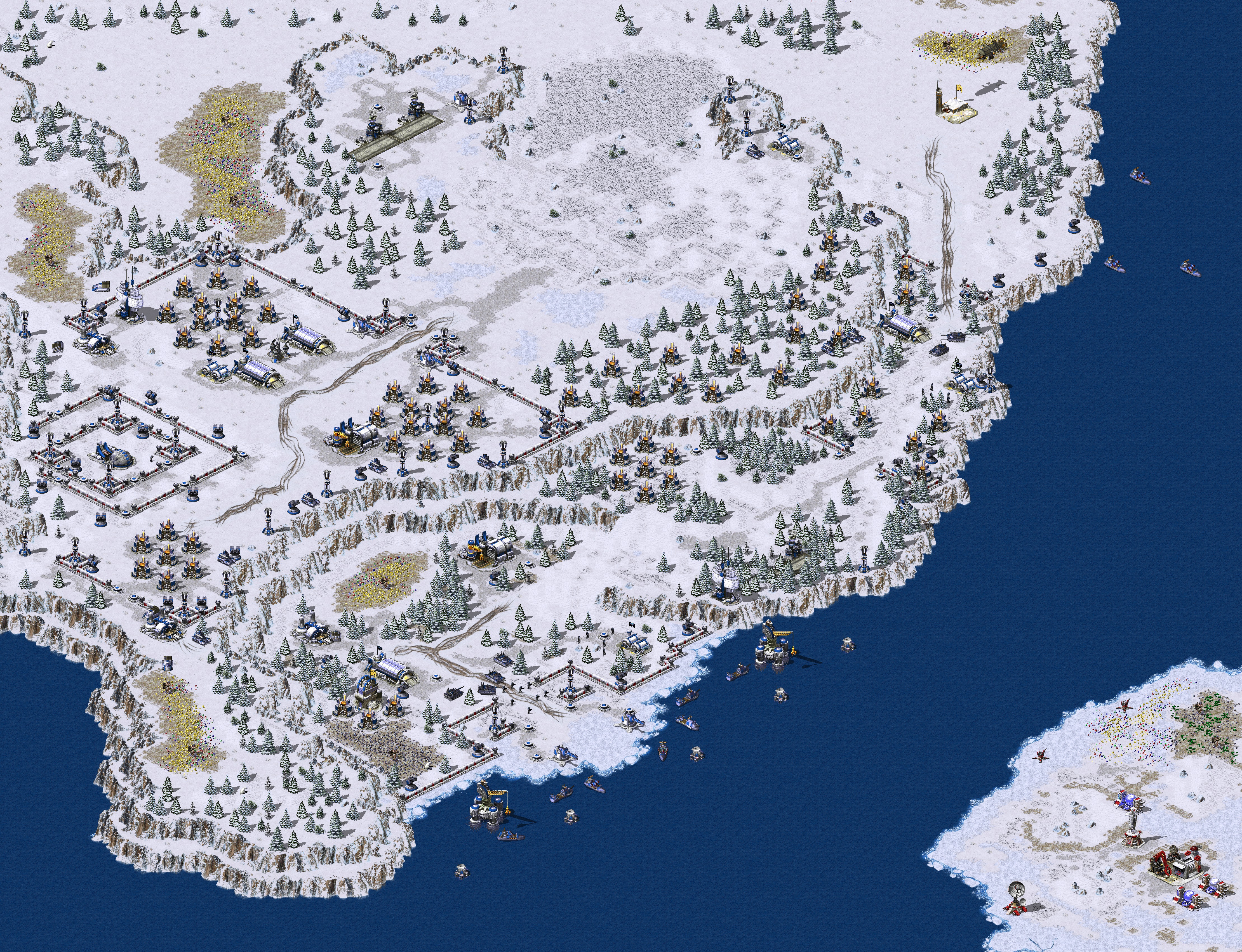 Rendered map: Soviet Mission 12: Polar Storm