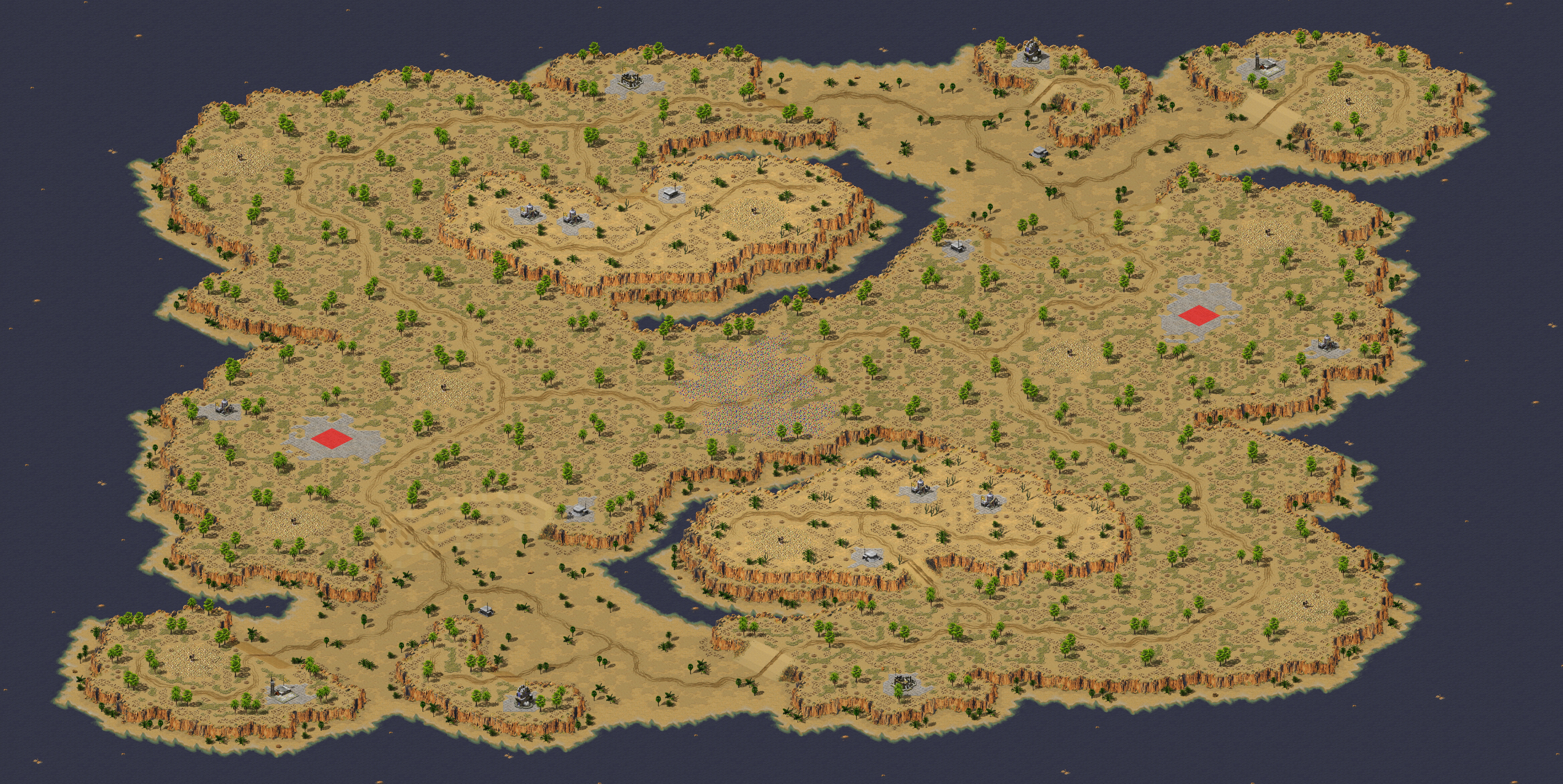 Rendered map: Wild Shootout (2)