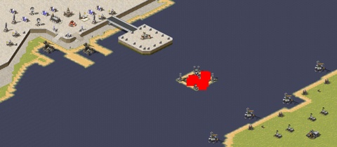 Rendered preview of 3 Soviet vs 5 Allied (Naval)