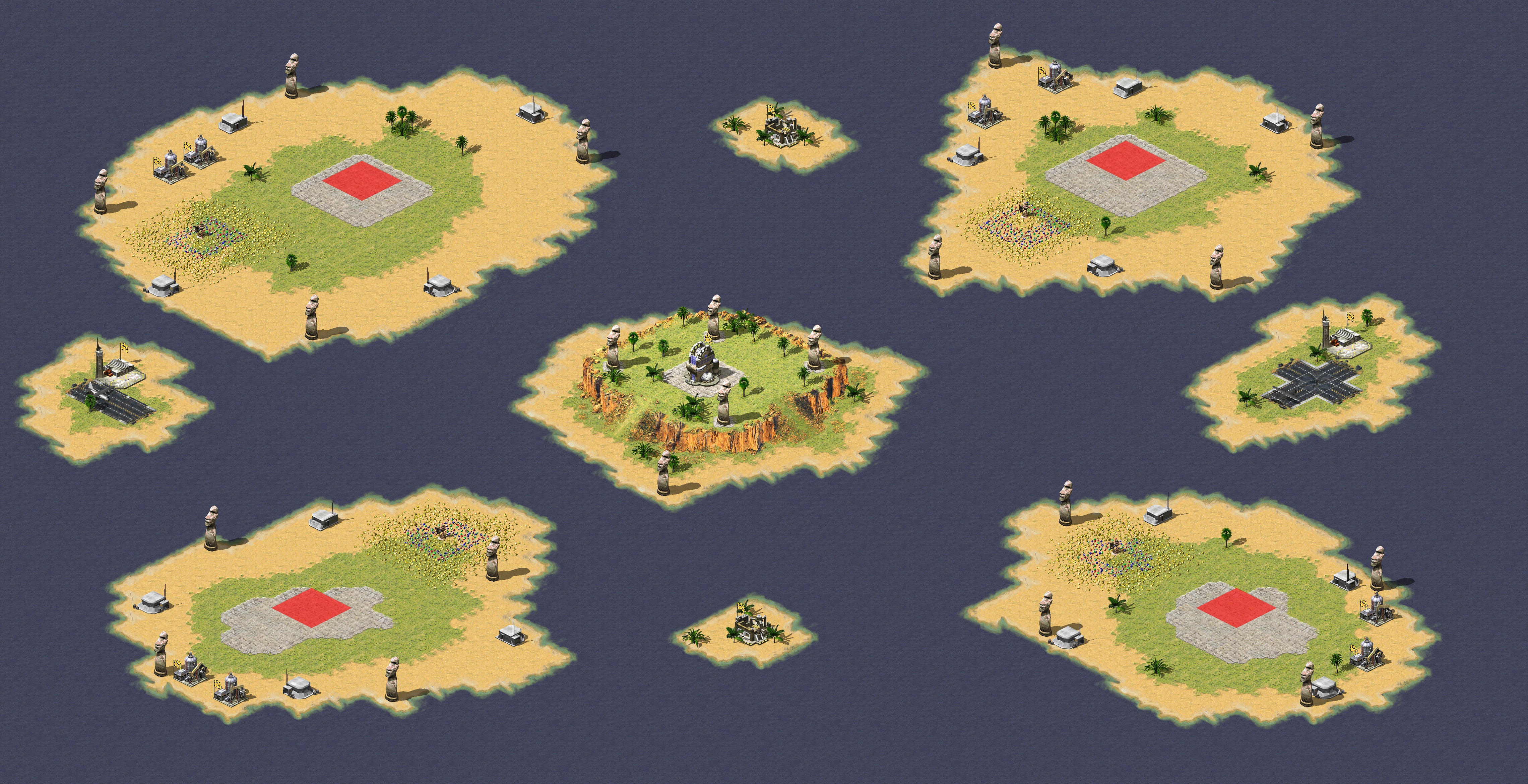 Rendered map: Moai Mischief