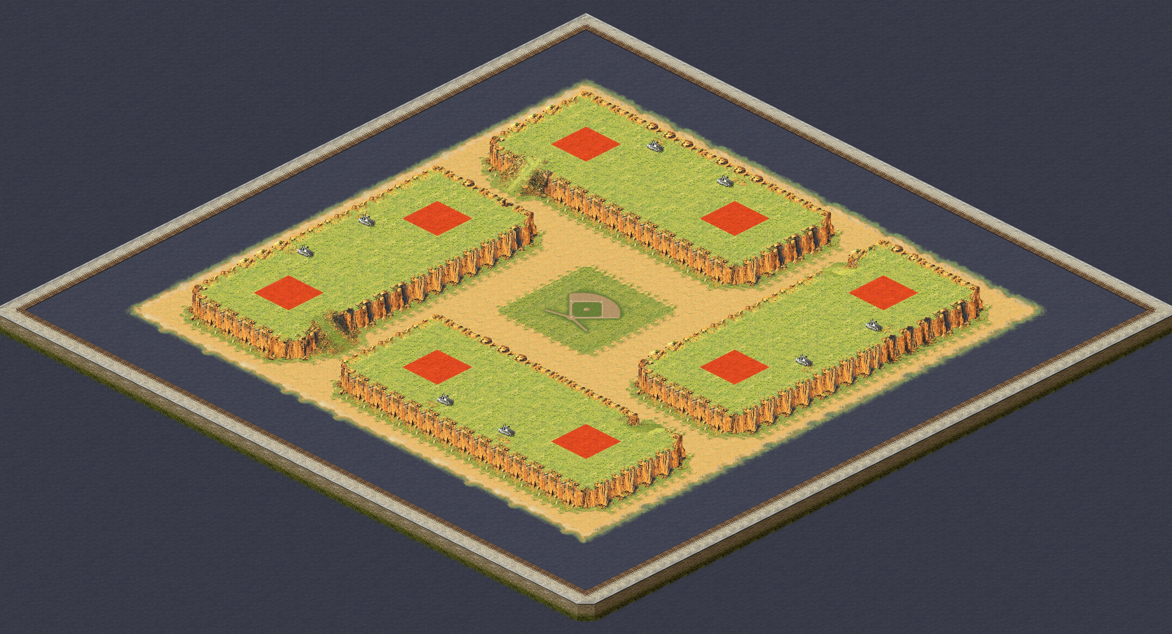 Rendered map: [8] Elevated Corners