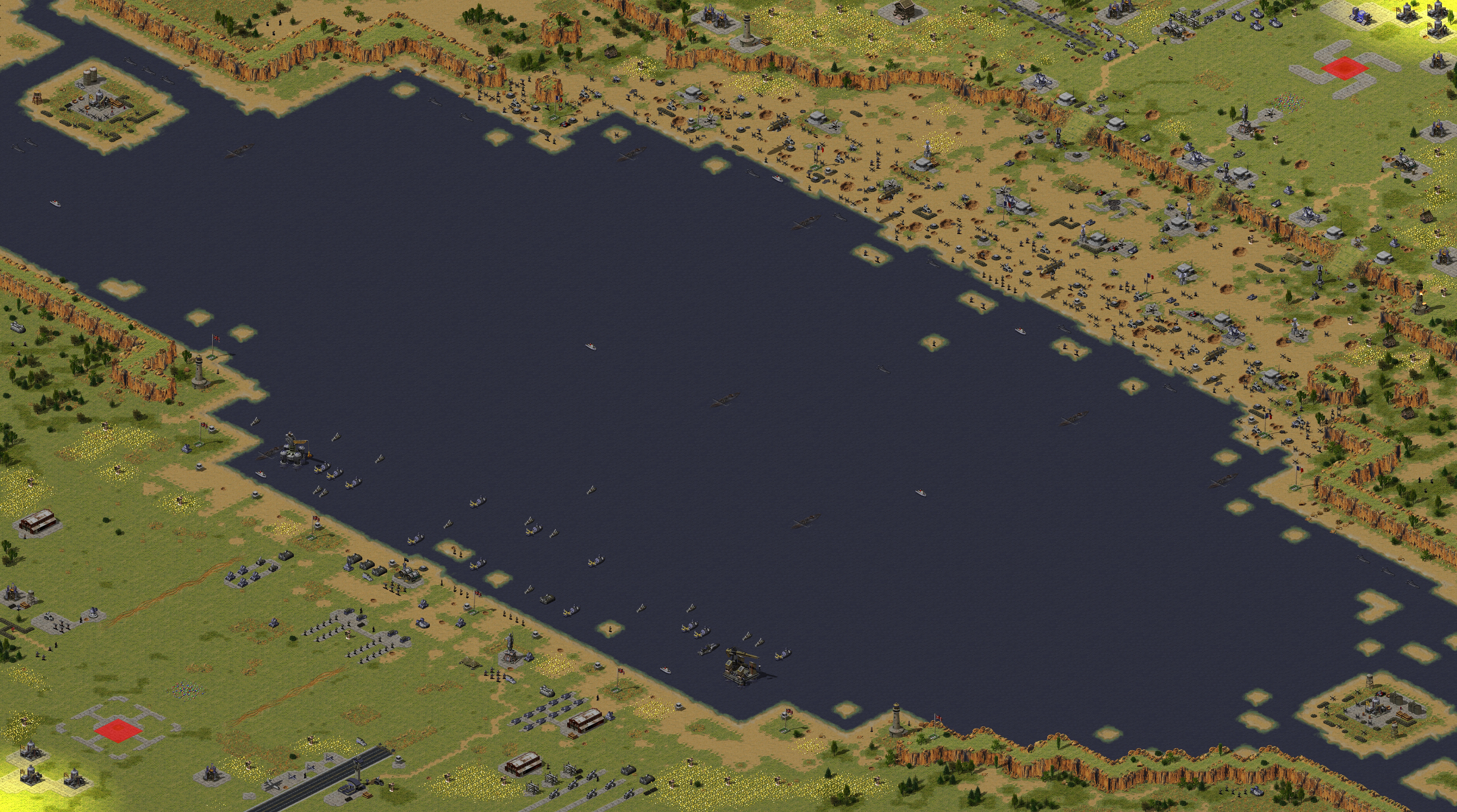 Rendered map: omaha beach - the real one (by saturn7)