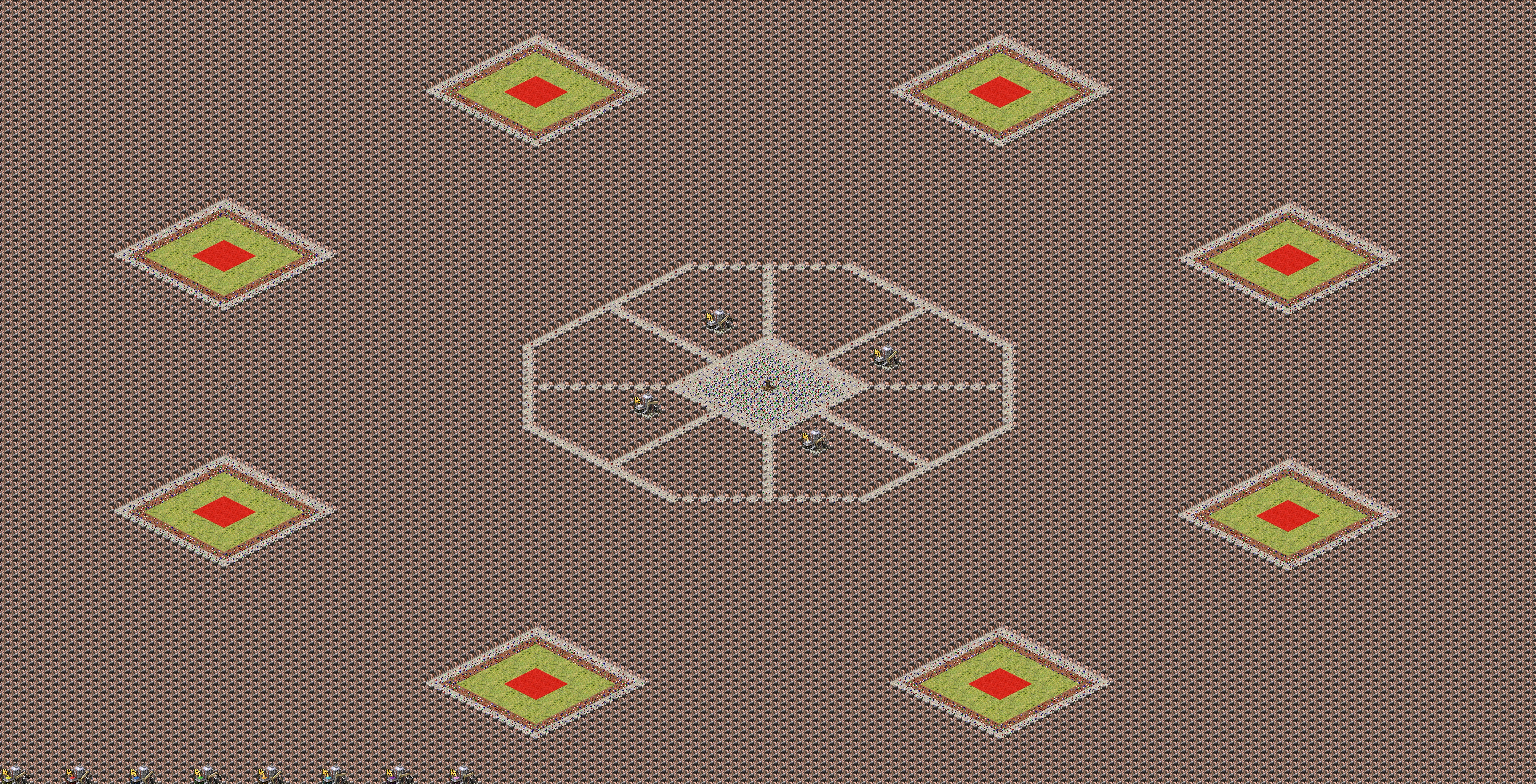 Rendered map: Walled World Final 9 ( Soviet Walls )