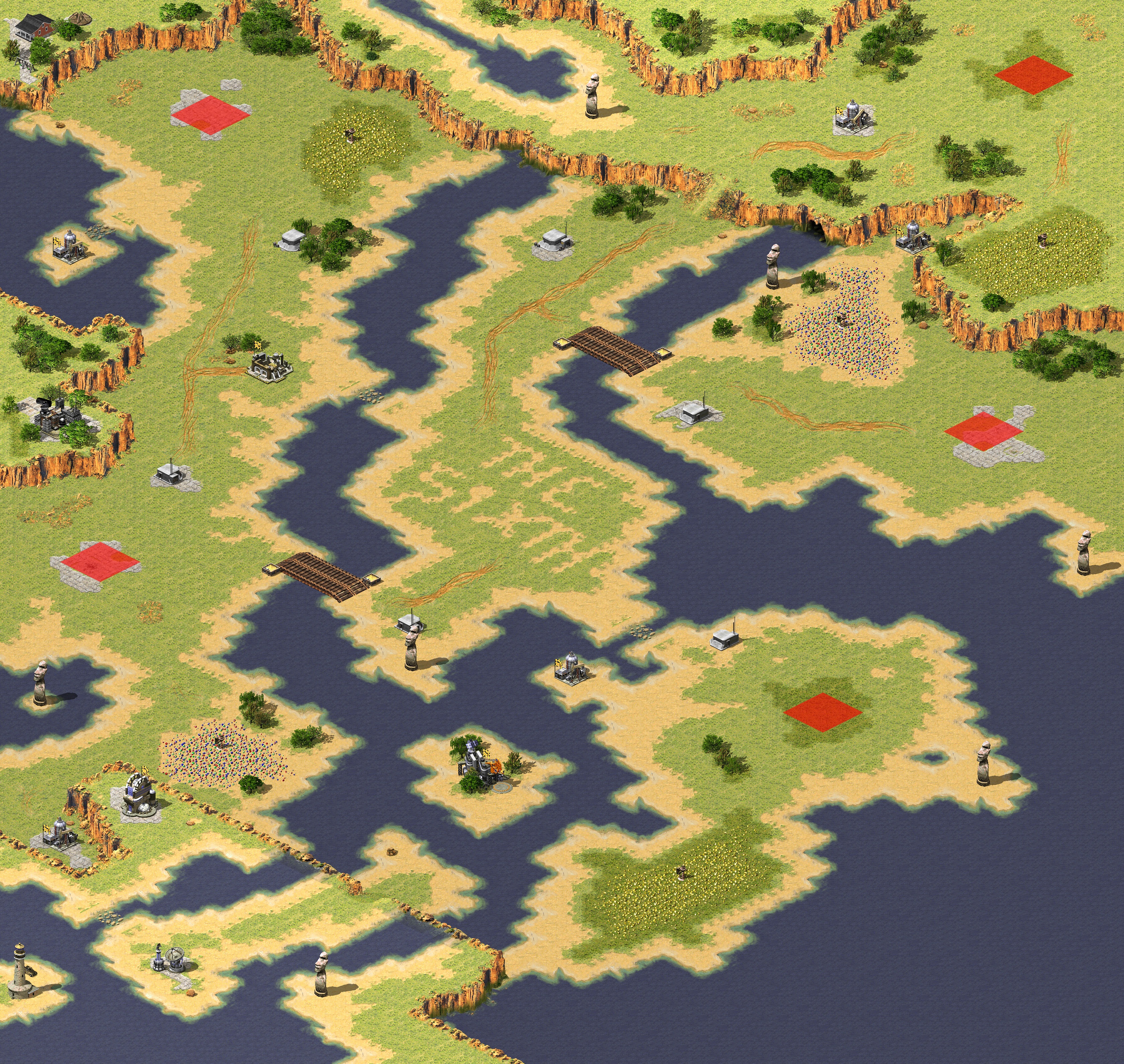 Rendered map: Shangri-La