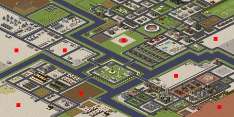 Rendered preview of Holographic Slums