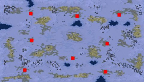Rendered preview of Snowy Melee