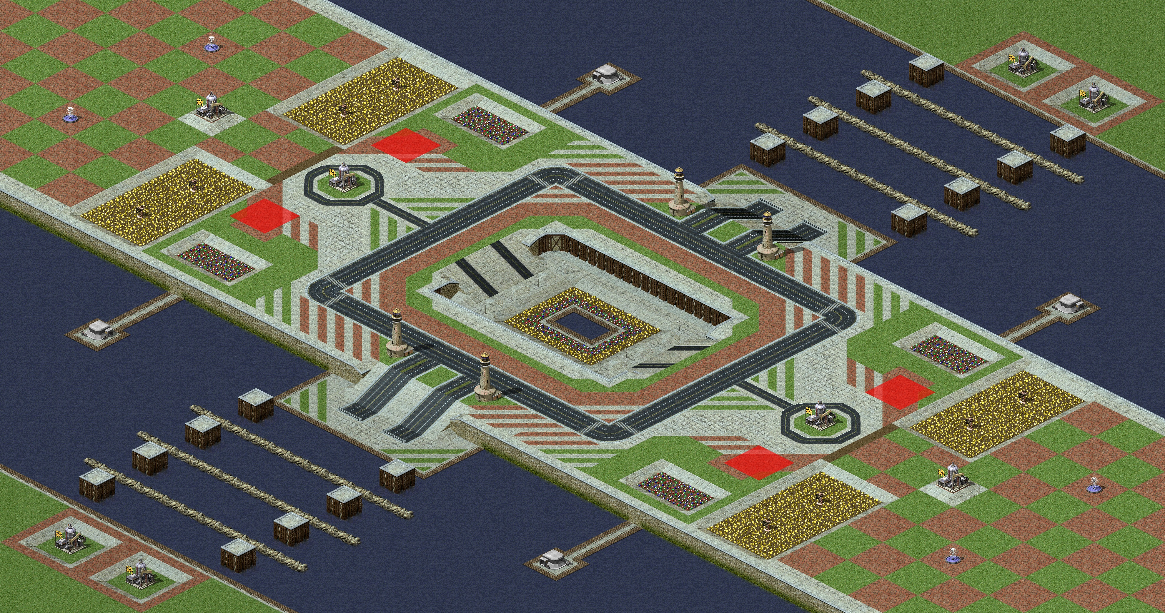 Rendered map: Official Tournament Map D
