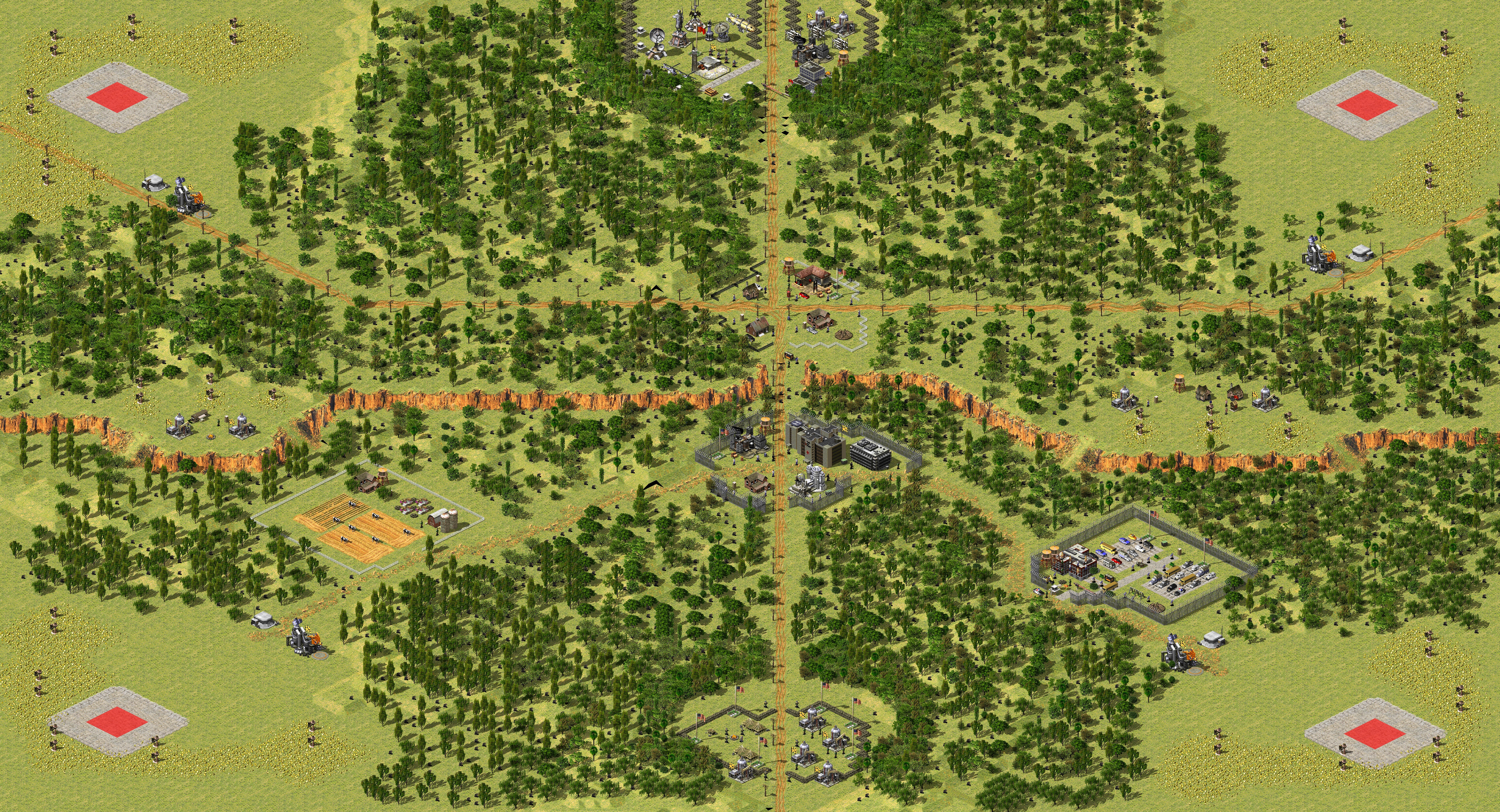 Rendered map: Jungle Rush