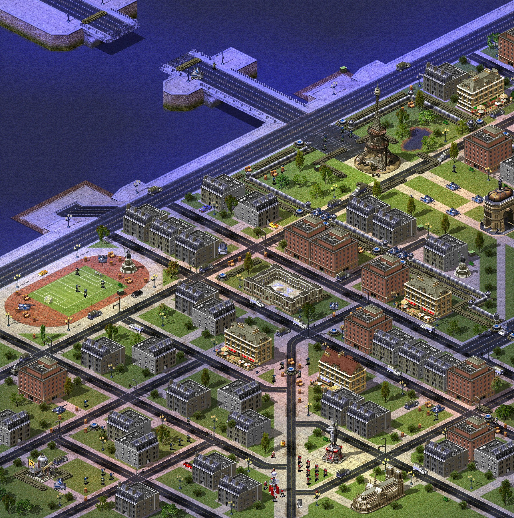 Rendered map: Operation 05 - City of Lights