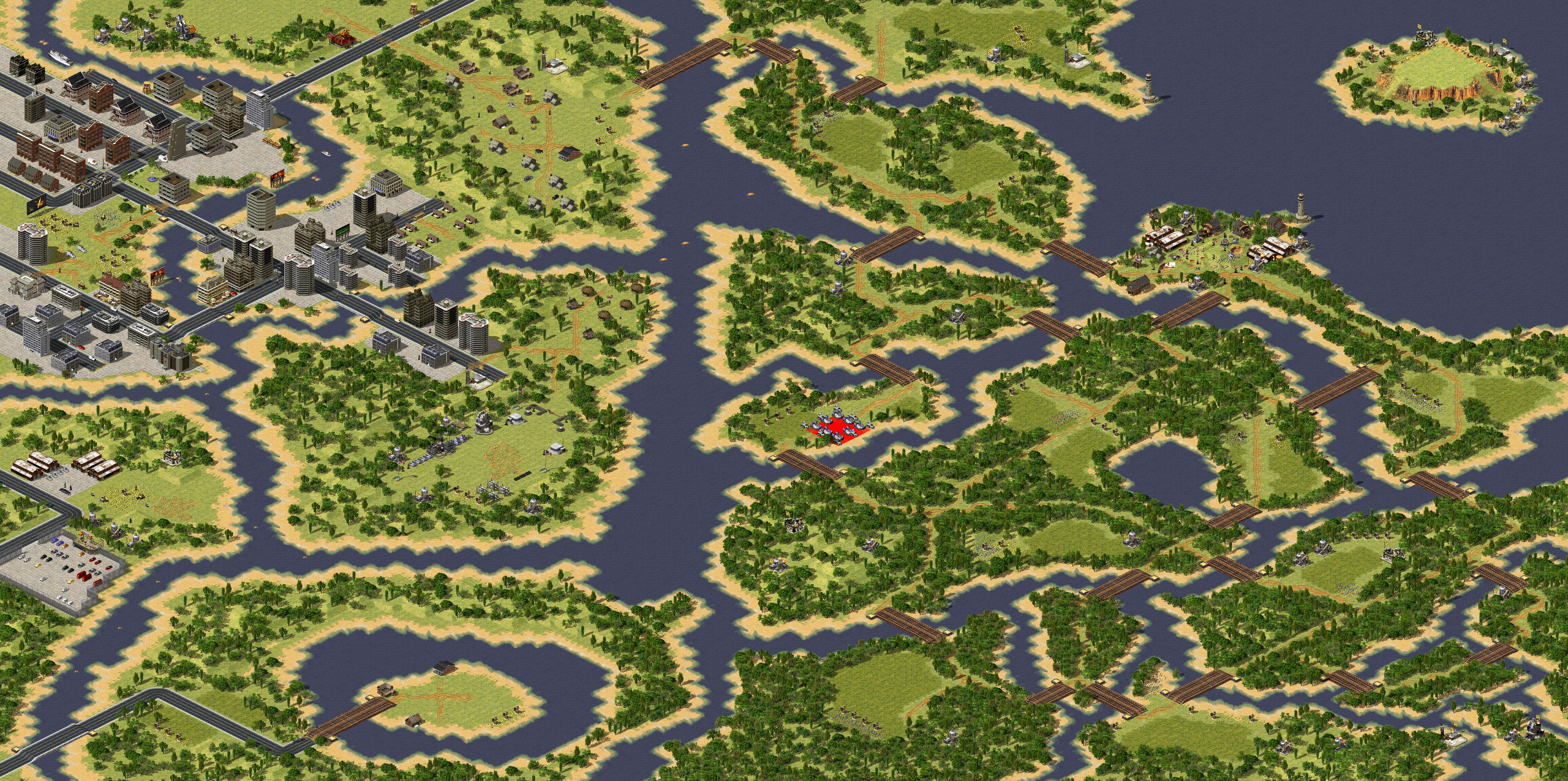 Rendered map: Nomad Base - River Biome 1