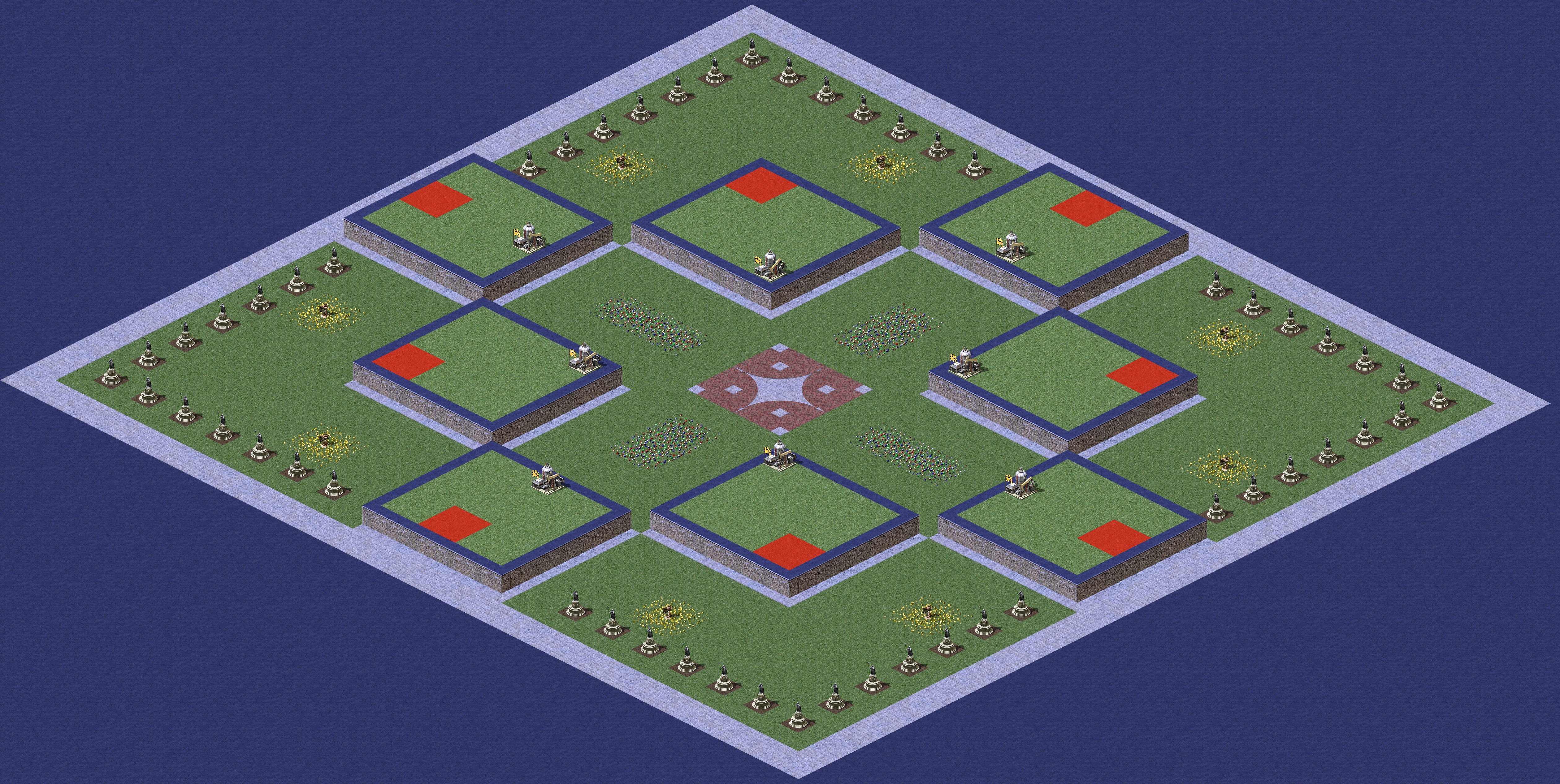 Rendered map: One Block Per Player (8)