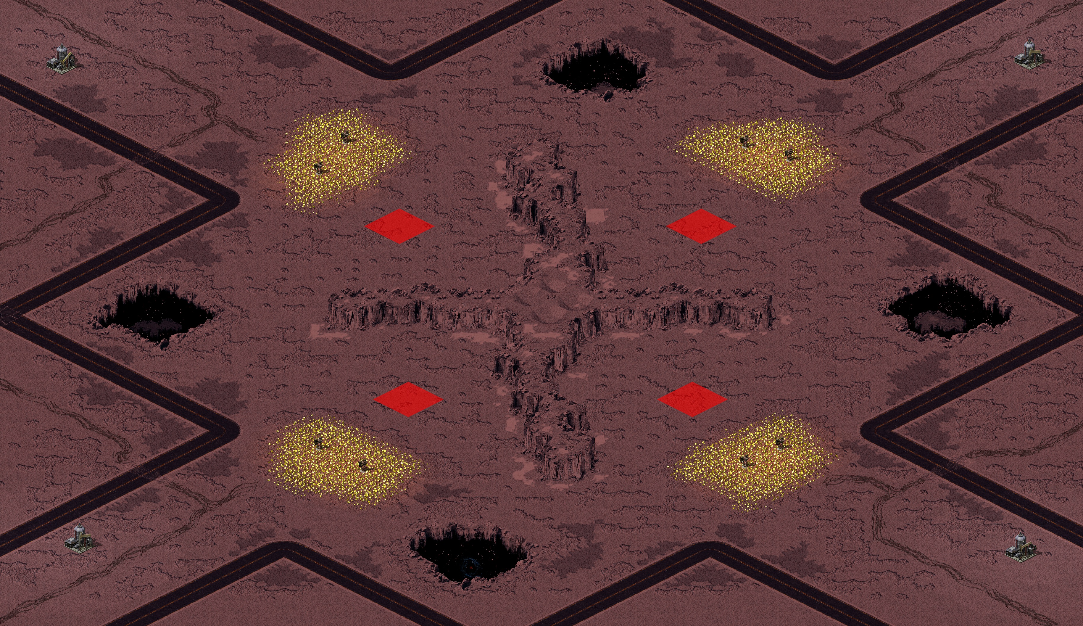 Rendered map: Drowning on Dry Land
