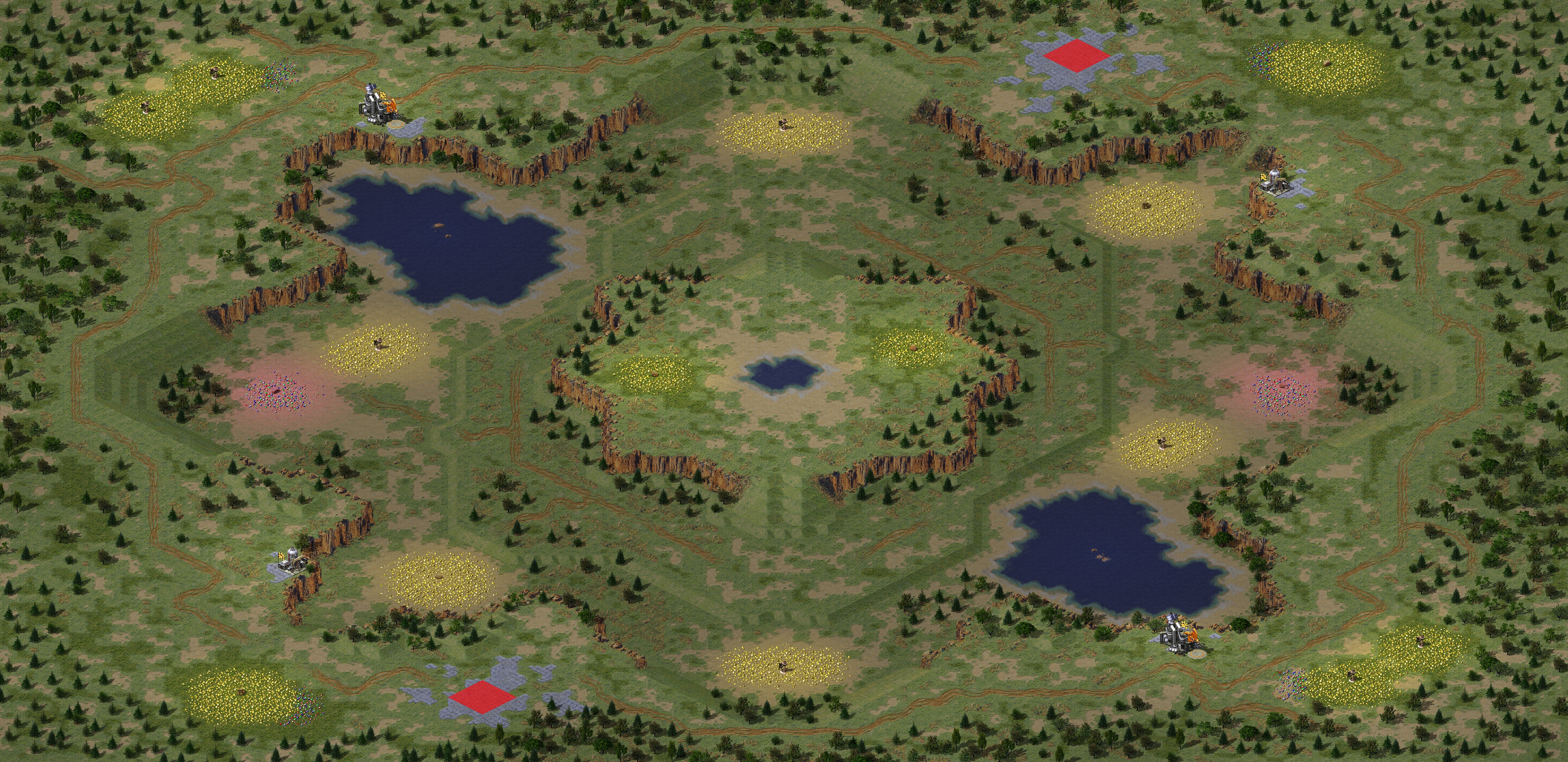 Rendered map: _星黄昏RA2