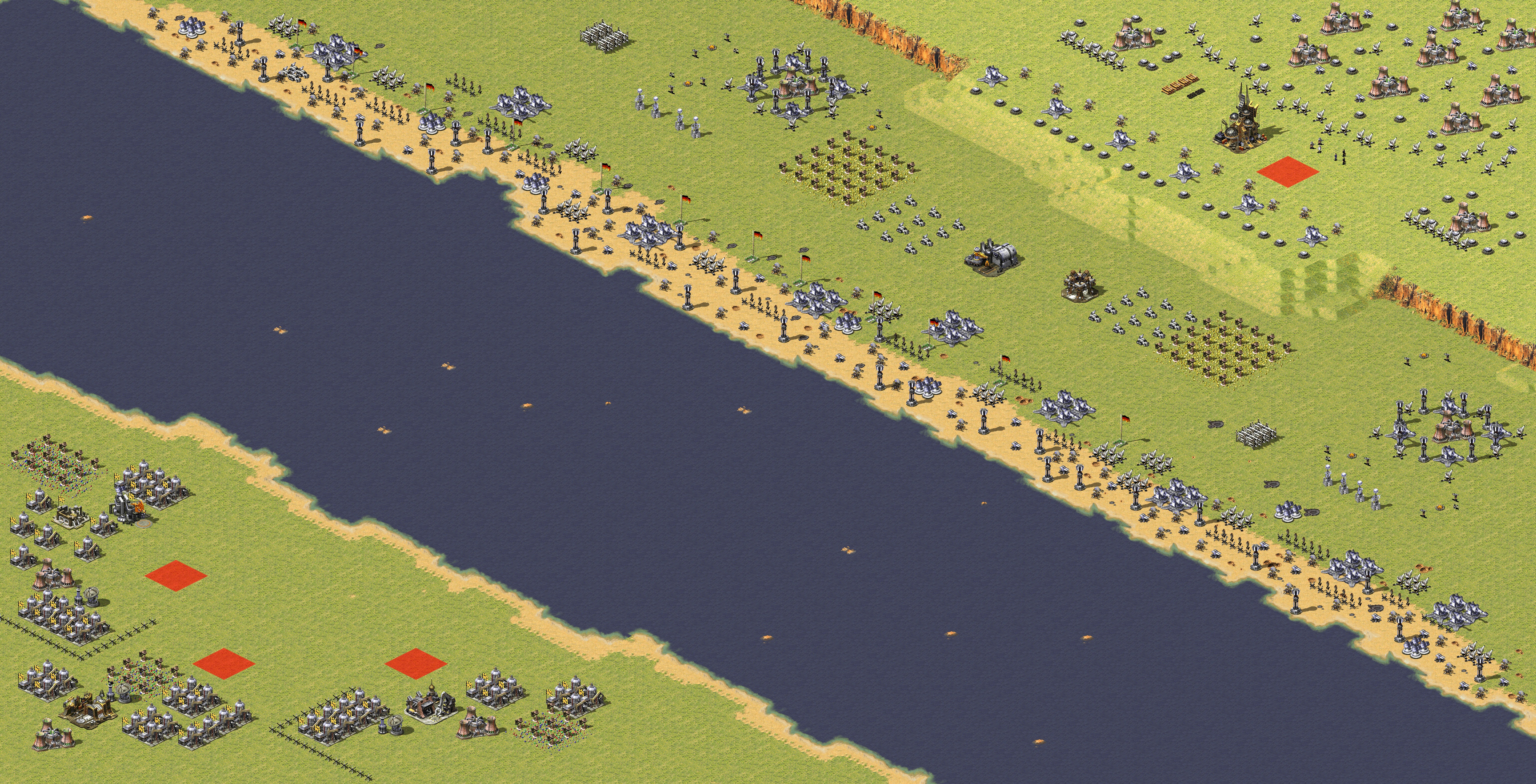 Rendered map: Normandy Landings