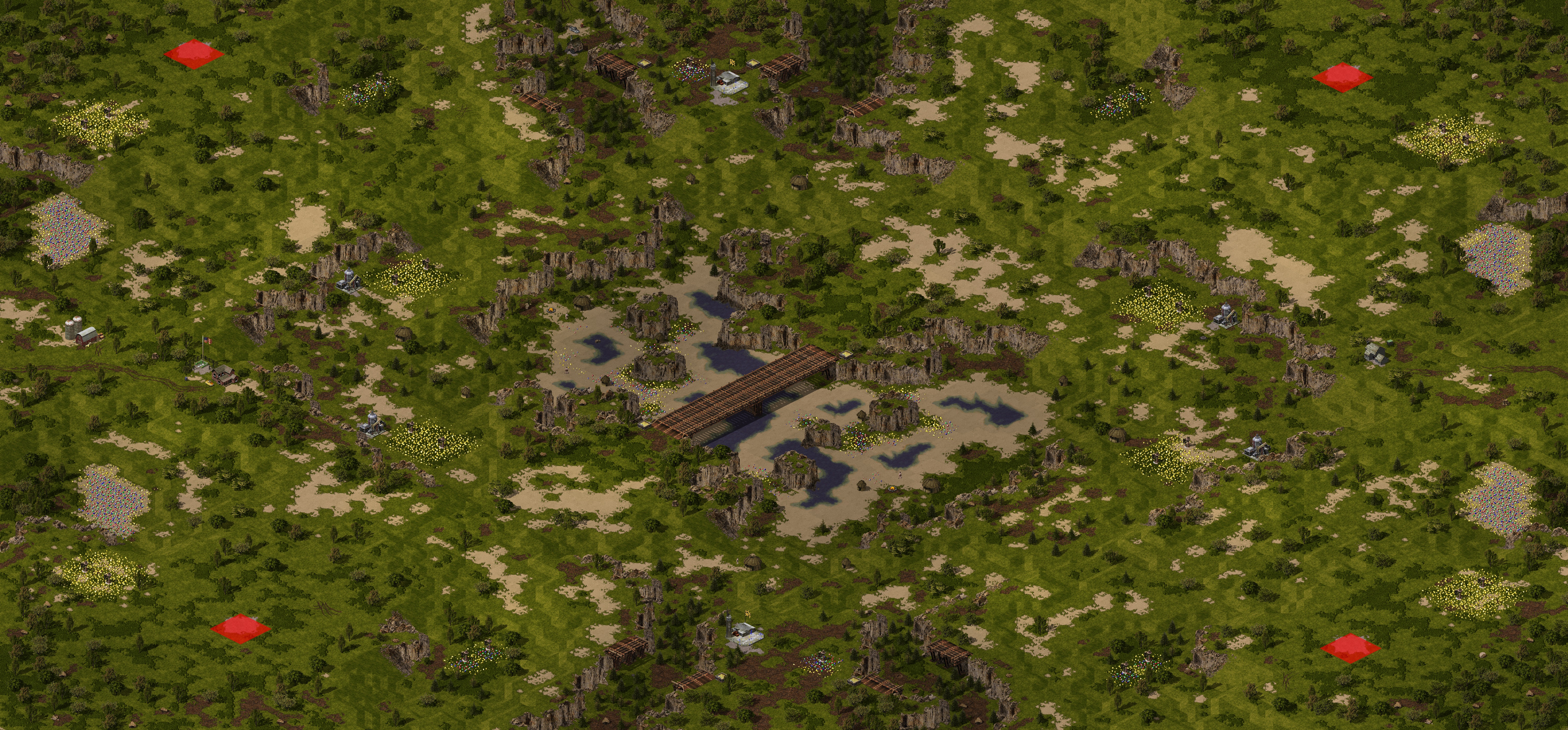 Rendered map: Lowlands
