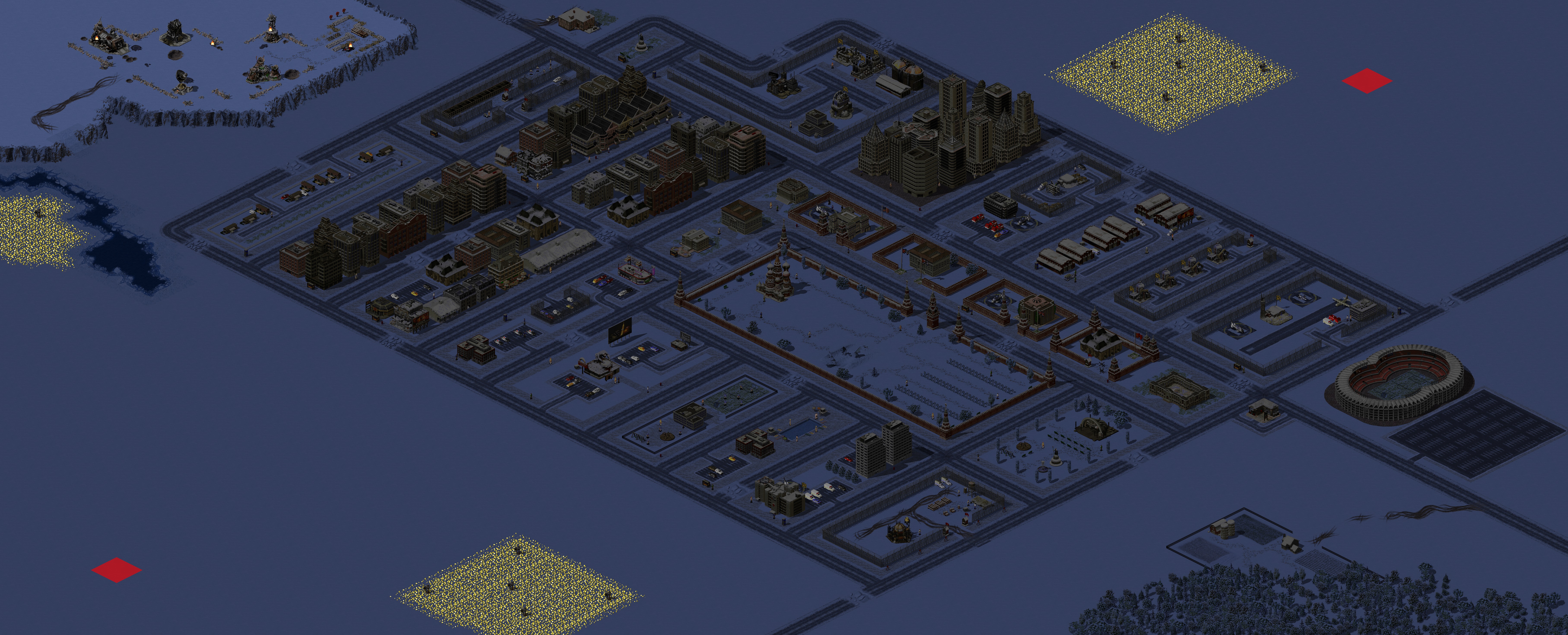 Rendered map: Cold Weather (TX)