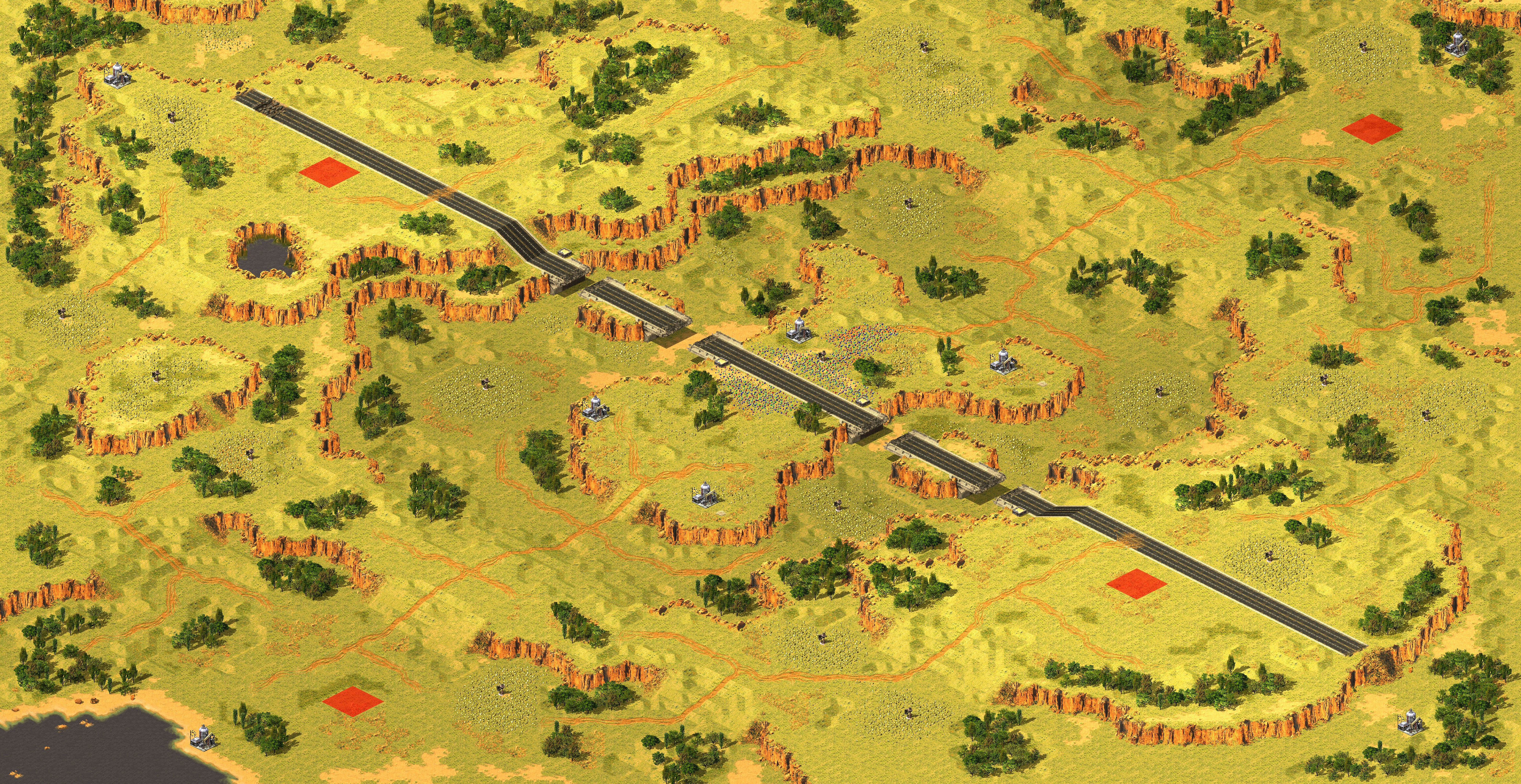 Rendered map: MO: Pit Or Plateau