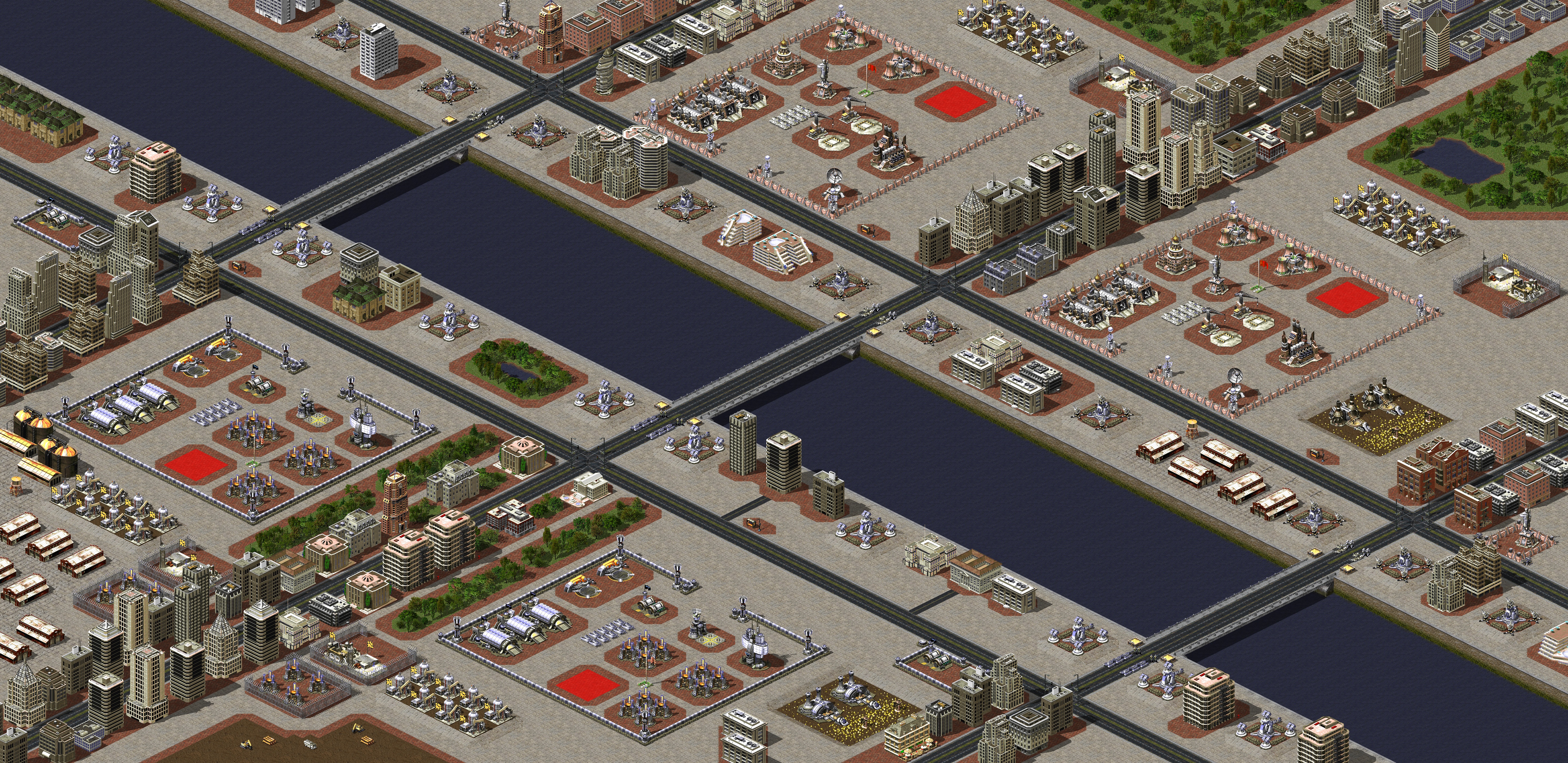 Rendered map: War of the Two Cities