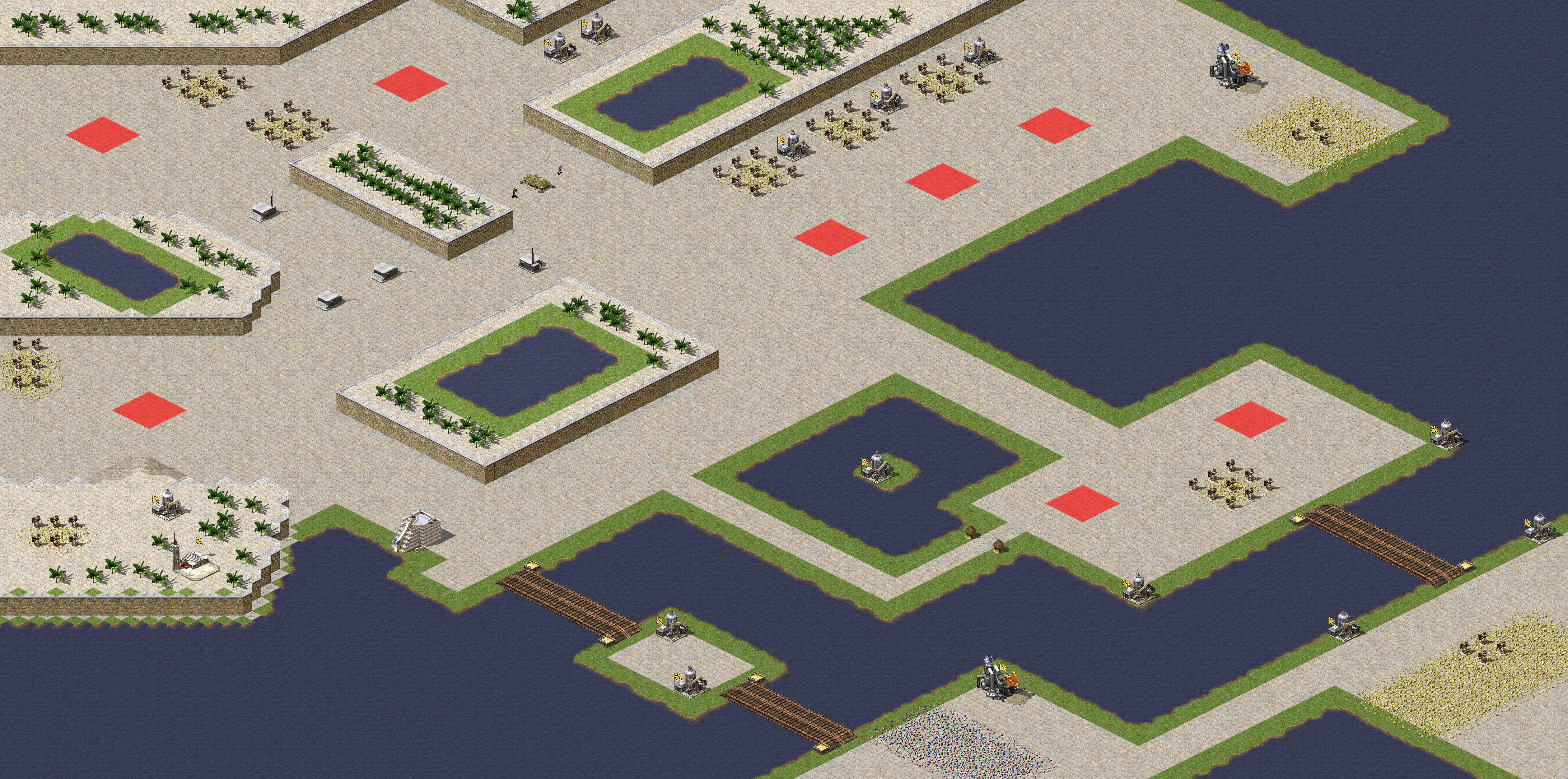 Rendered map: 超级三国