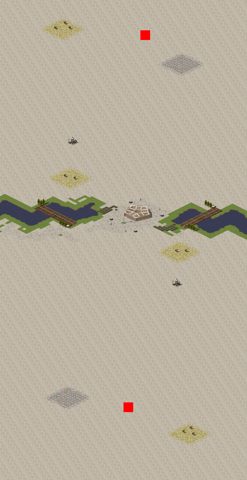 Rendered preview of Long Strip 1v1 Pentagon Rush