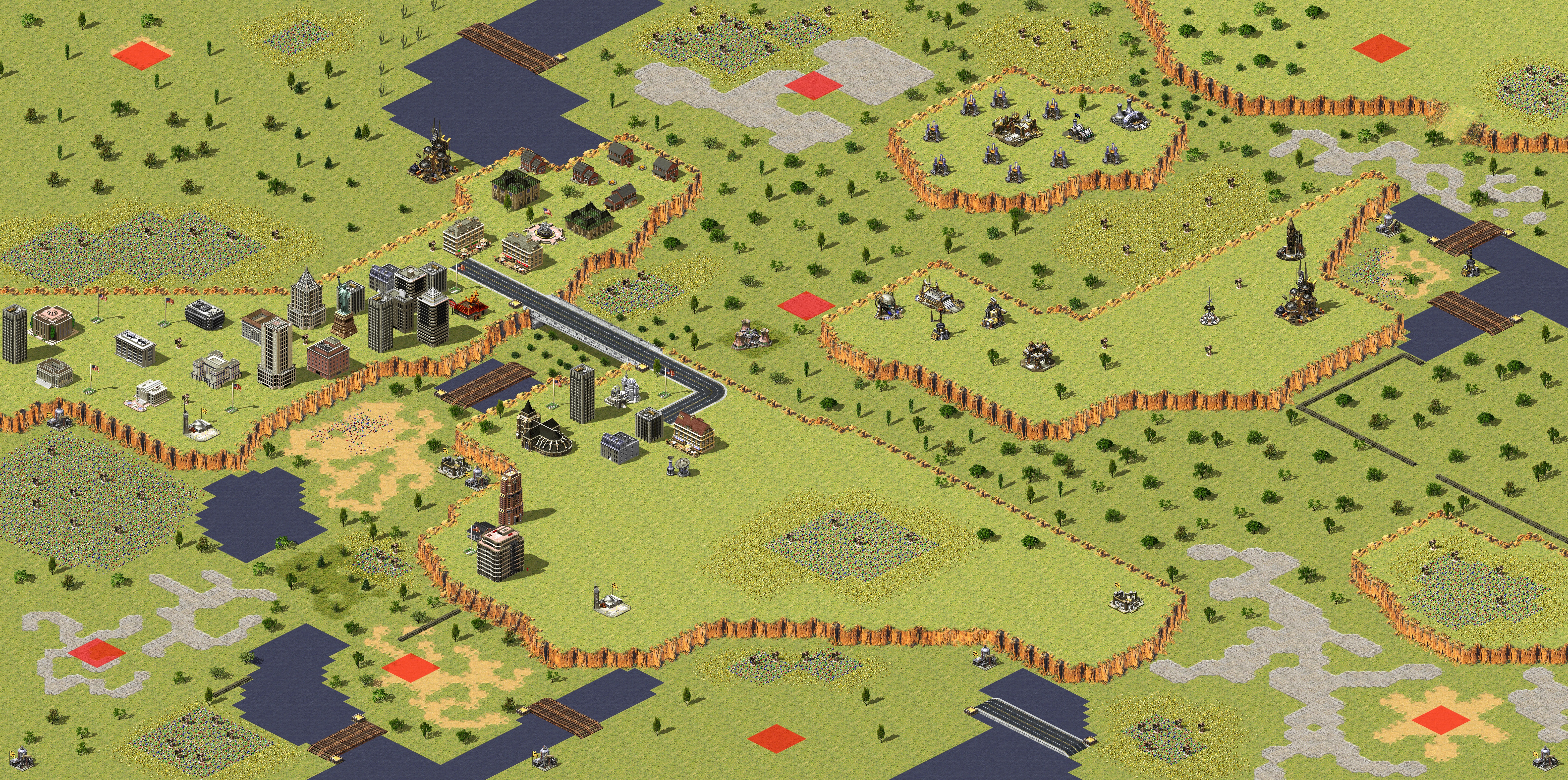 Rendered map: 7v7 Small Forest