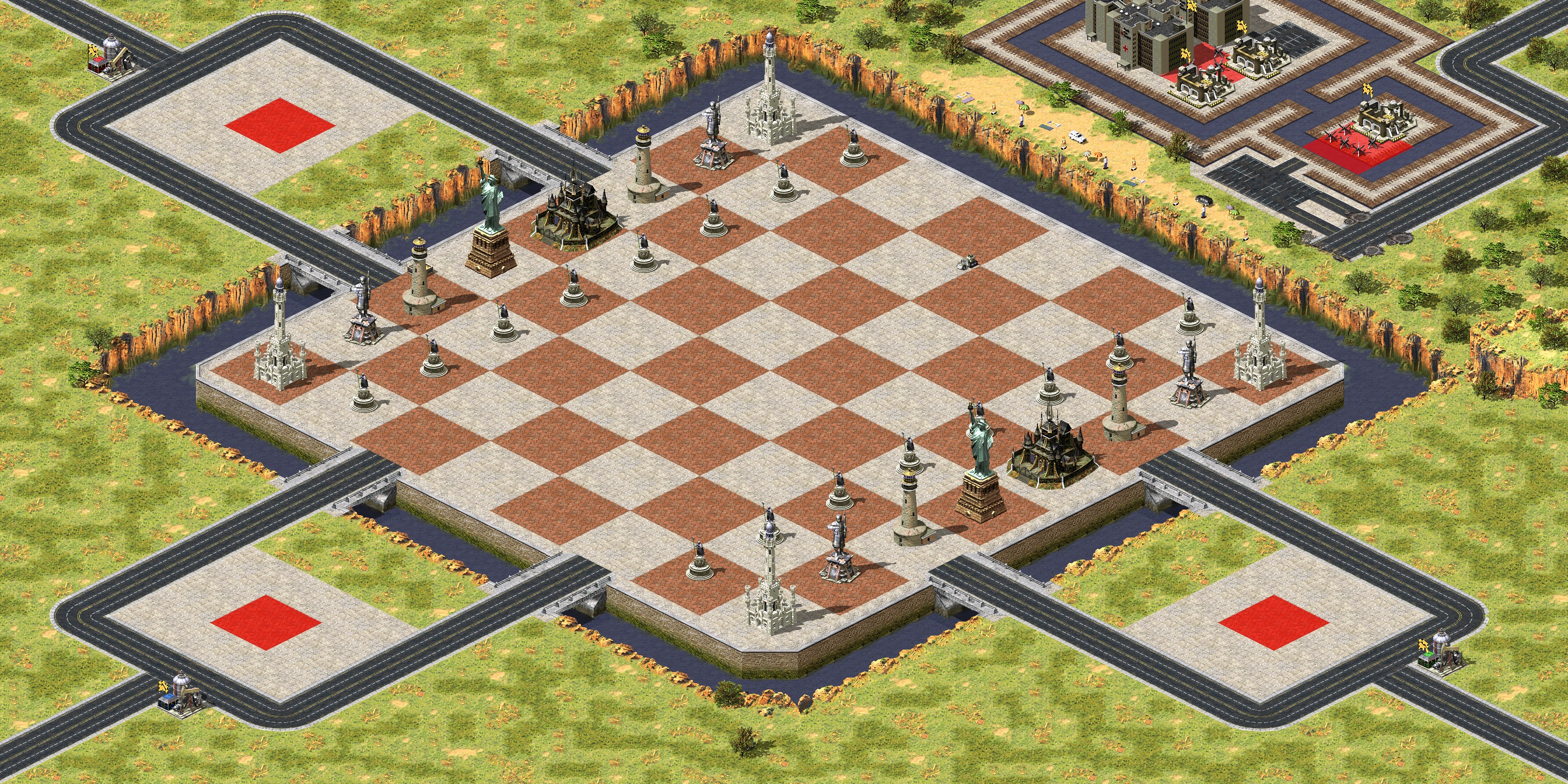 Rendered map: Checkmate