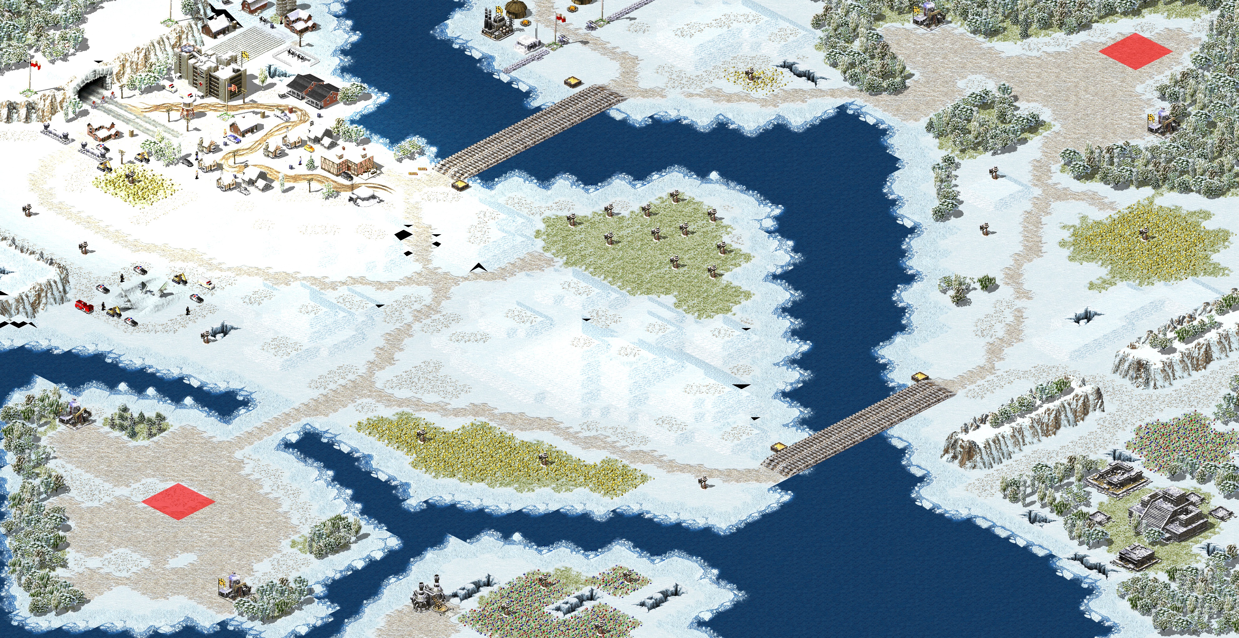Rendered map: Snow Mysteries