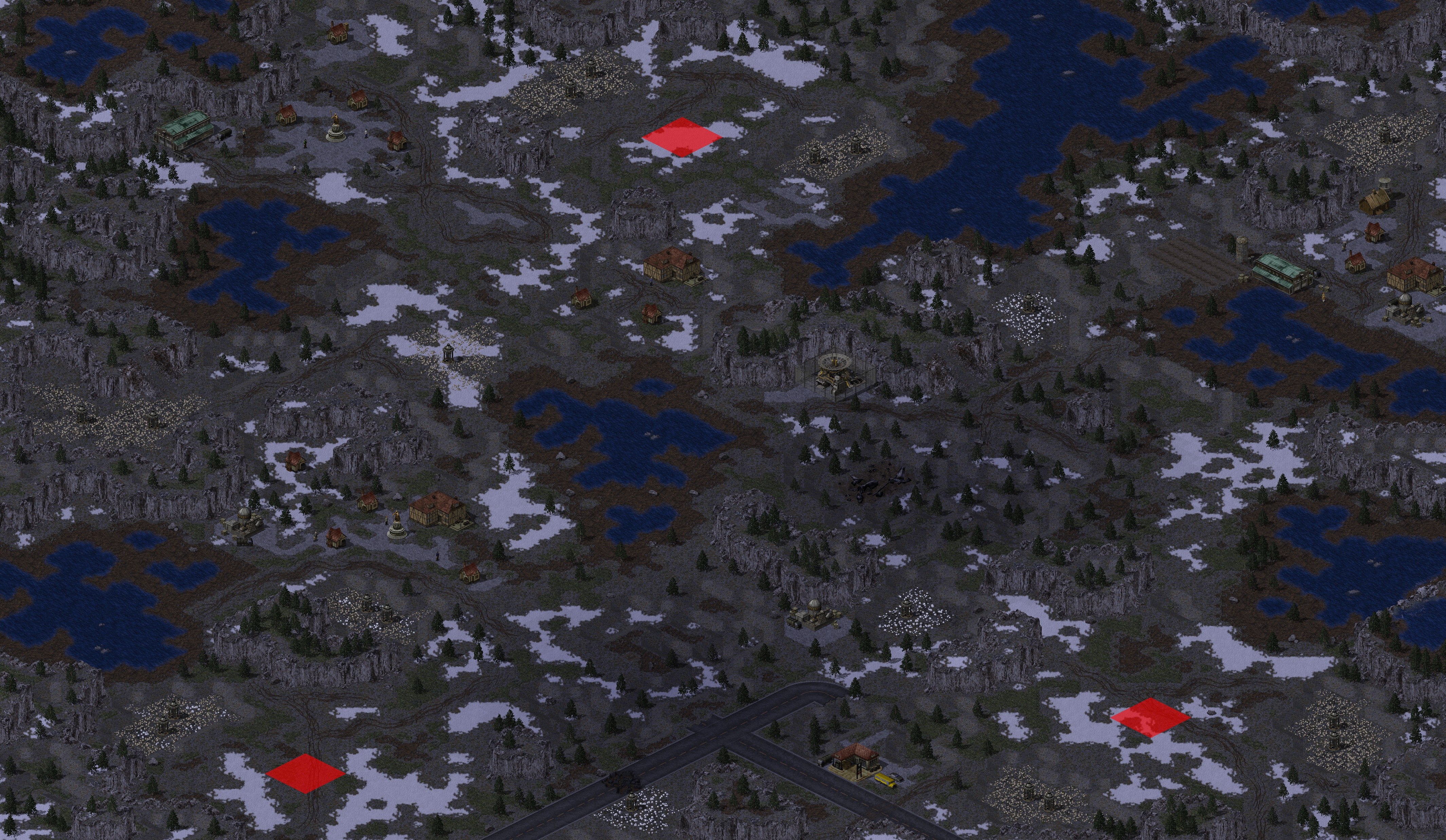 Rendered map: Cold War