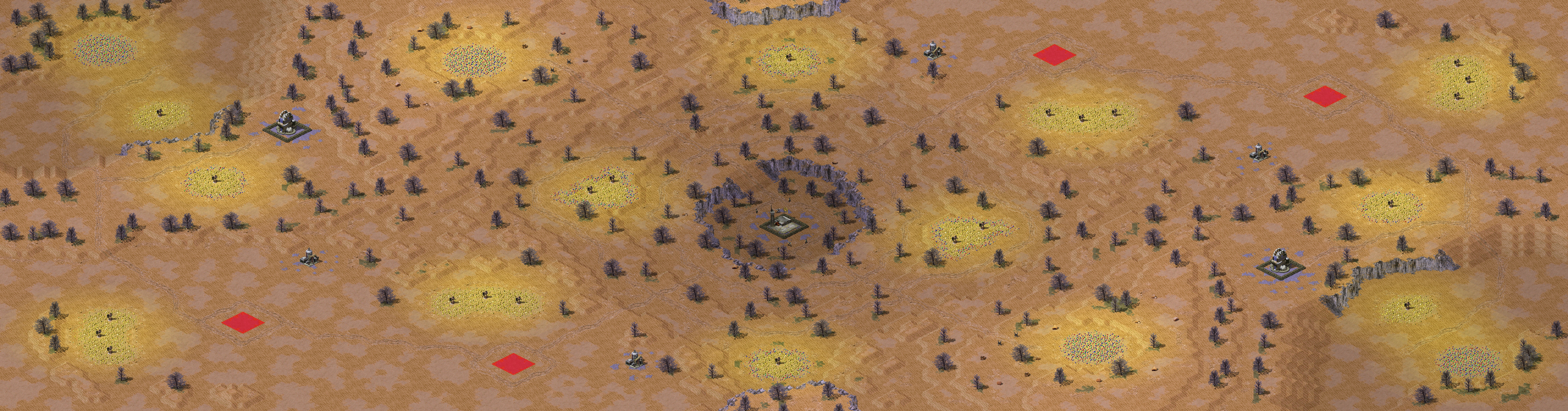 Rendered map: Dusty Dunes