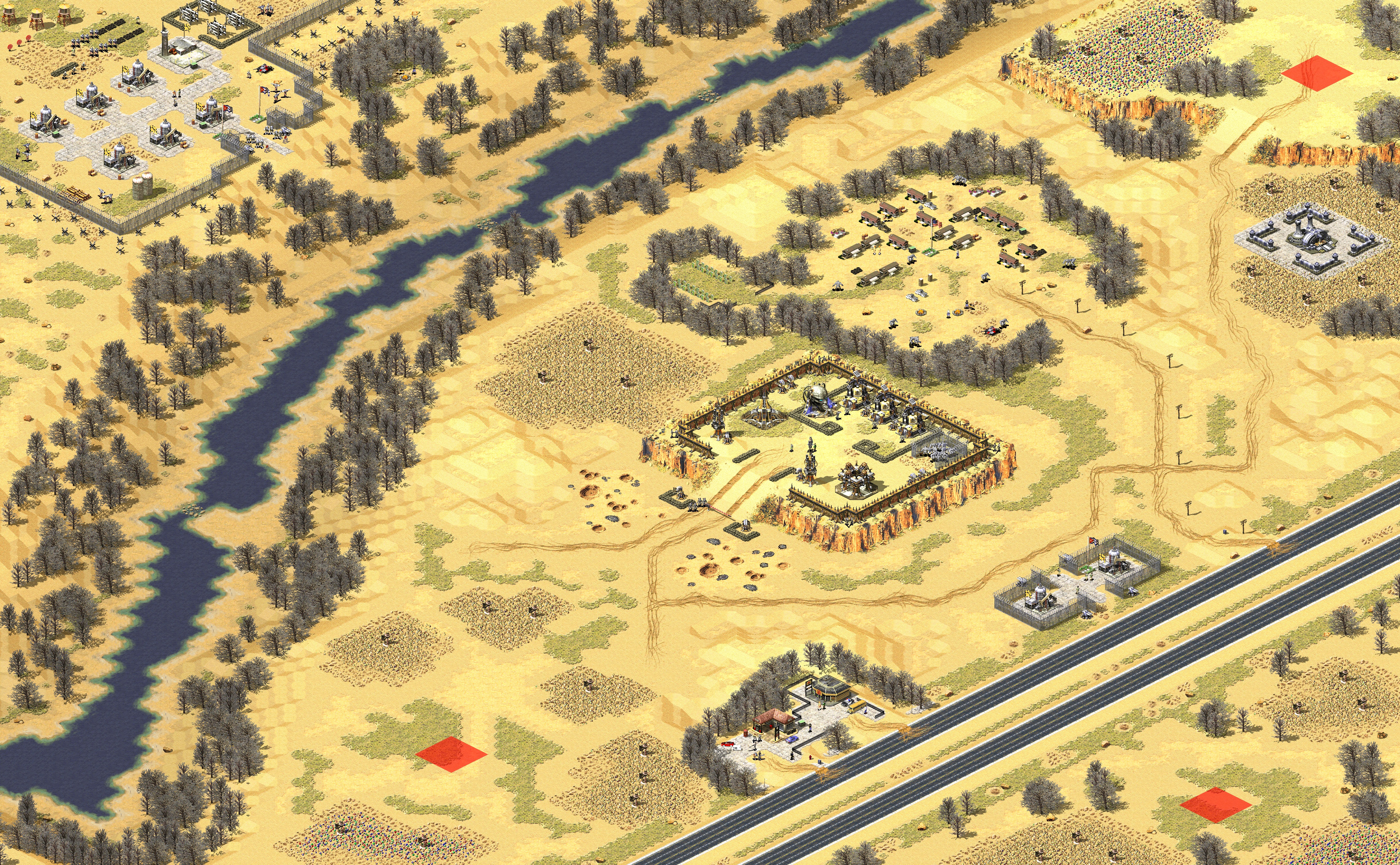 Rendered map: Death Valley
