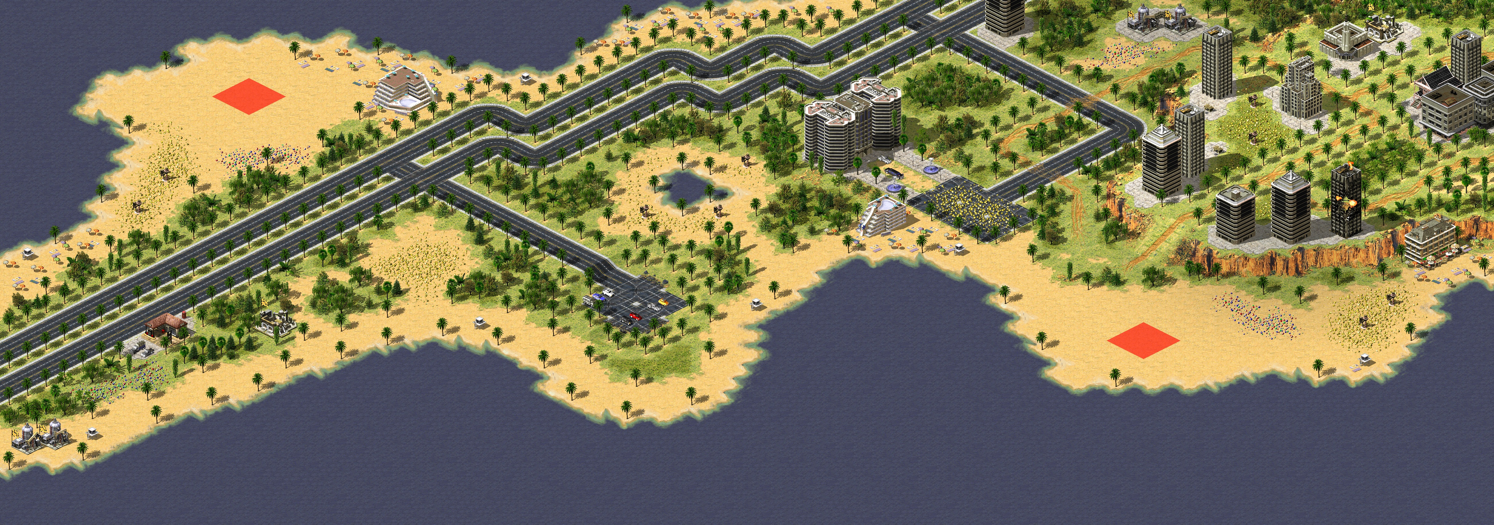 Rendered map: California