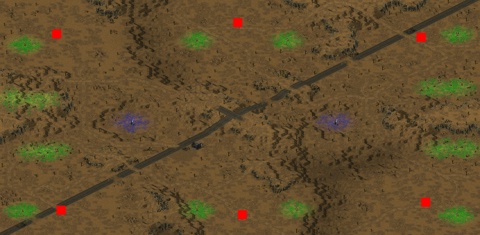 Rendered preview of Desert Road