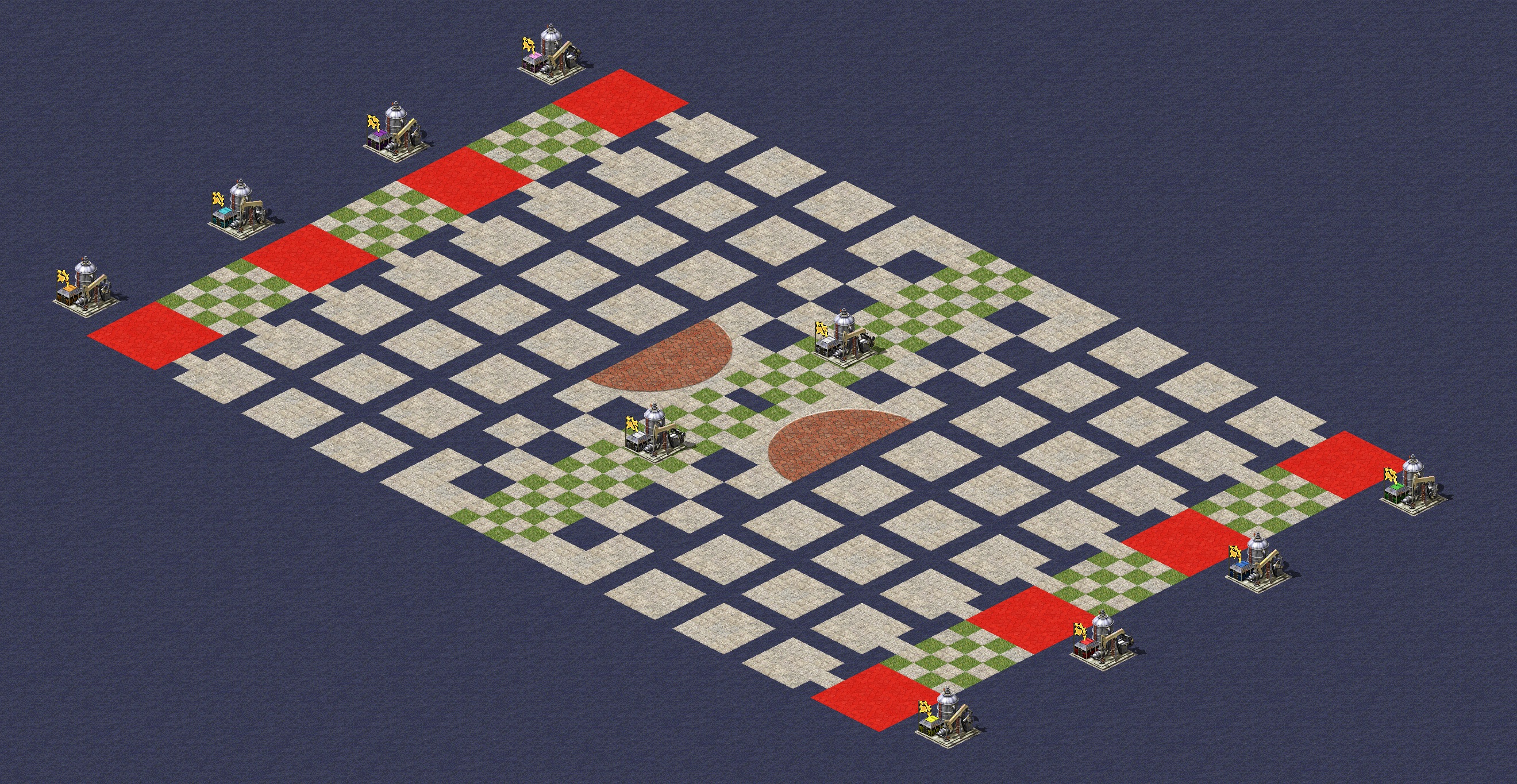 Rendered map: Checkers Patch (Soviet)