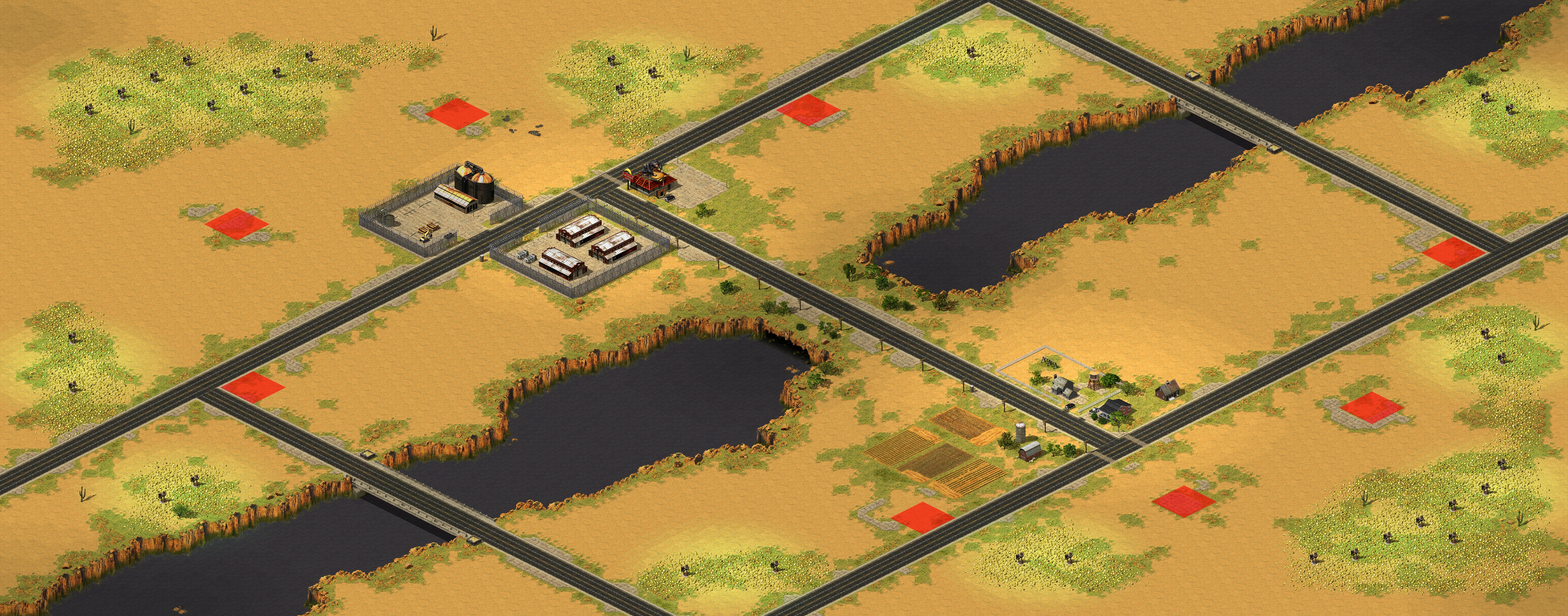 Rendered map: Creek Village