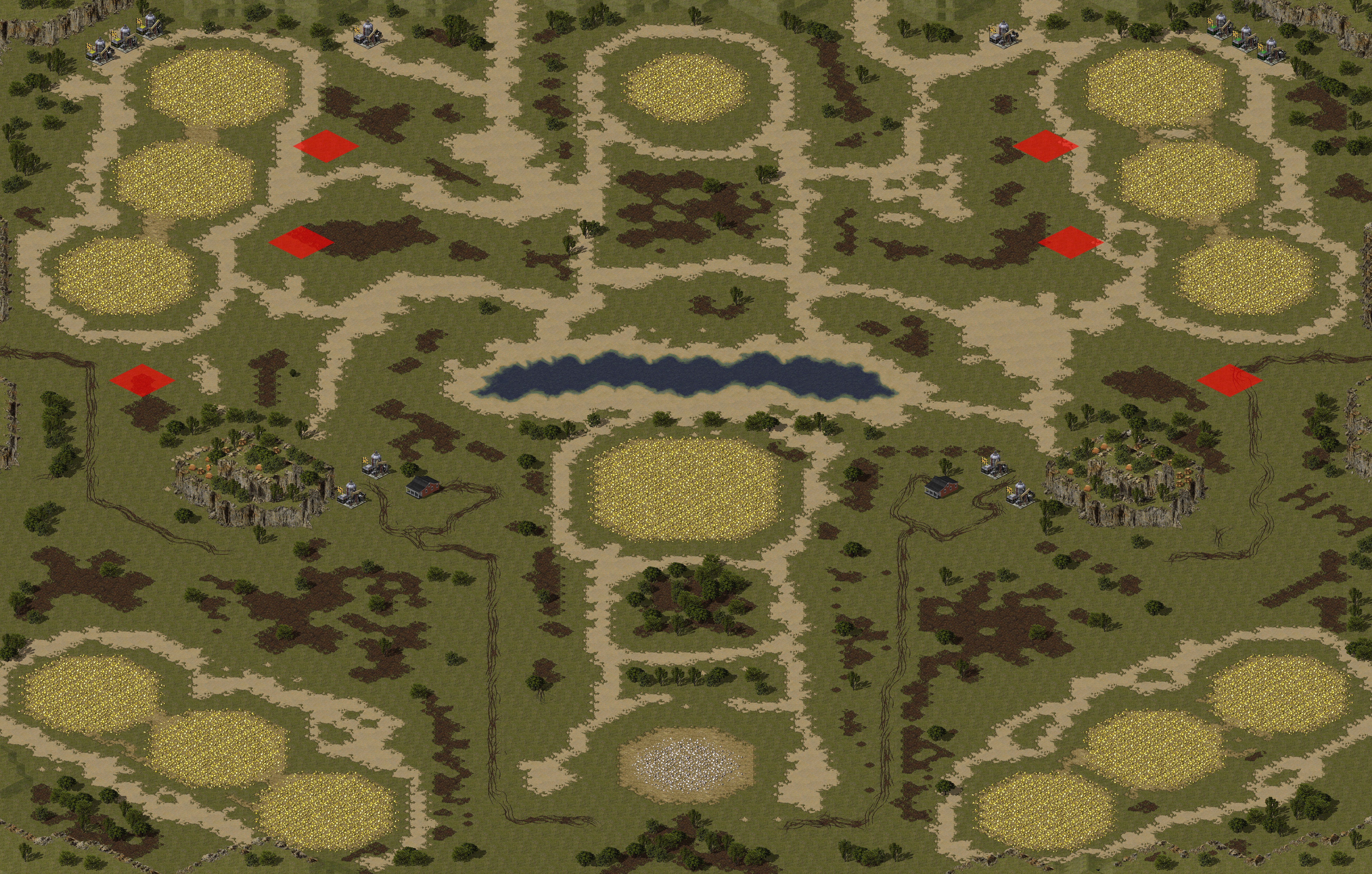 Rendered map: Forgotten Forest Six