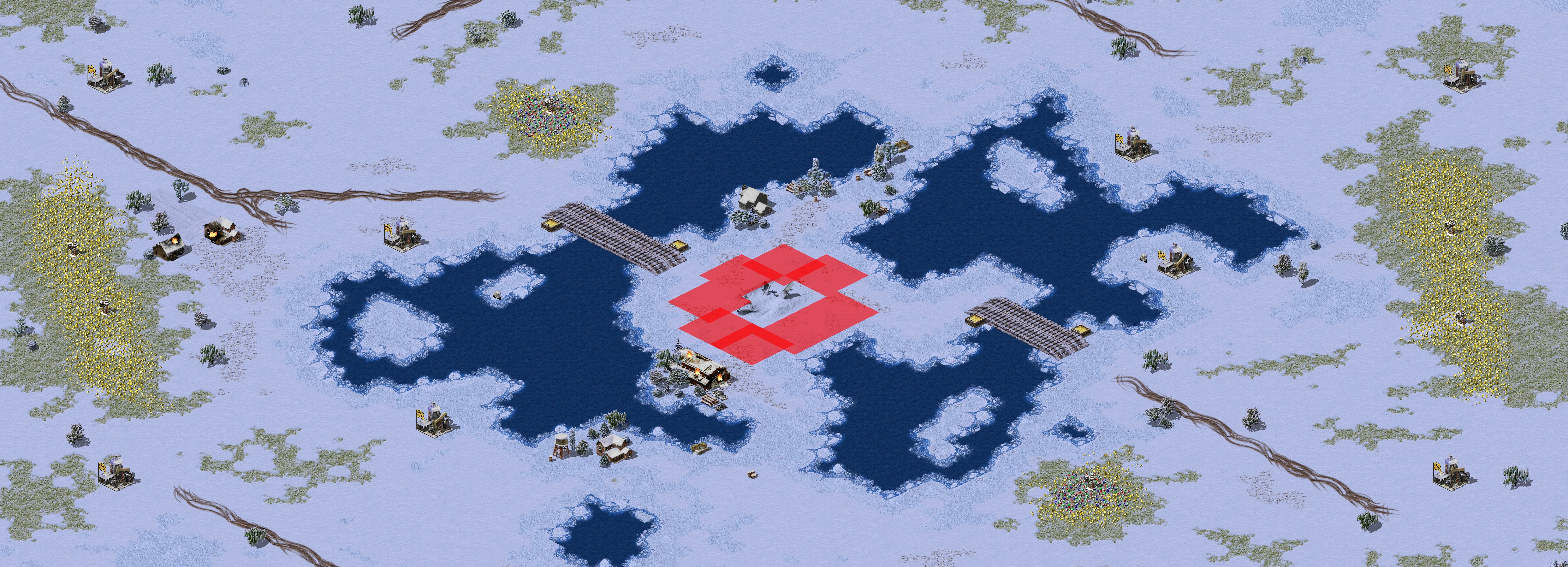 Rendered map: Forgotten Snowy City Patch