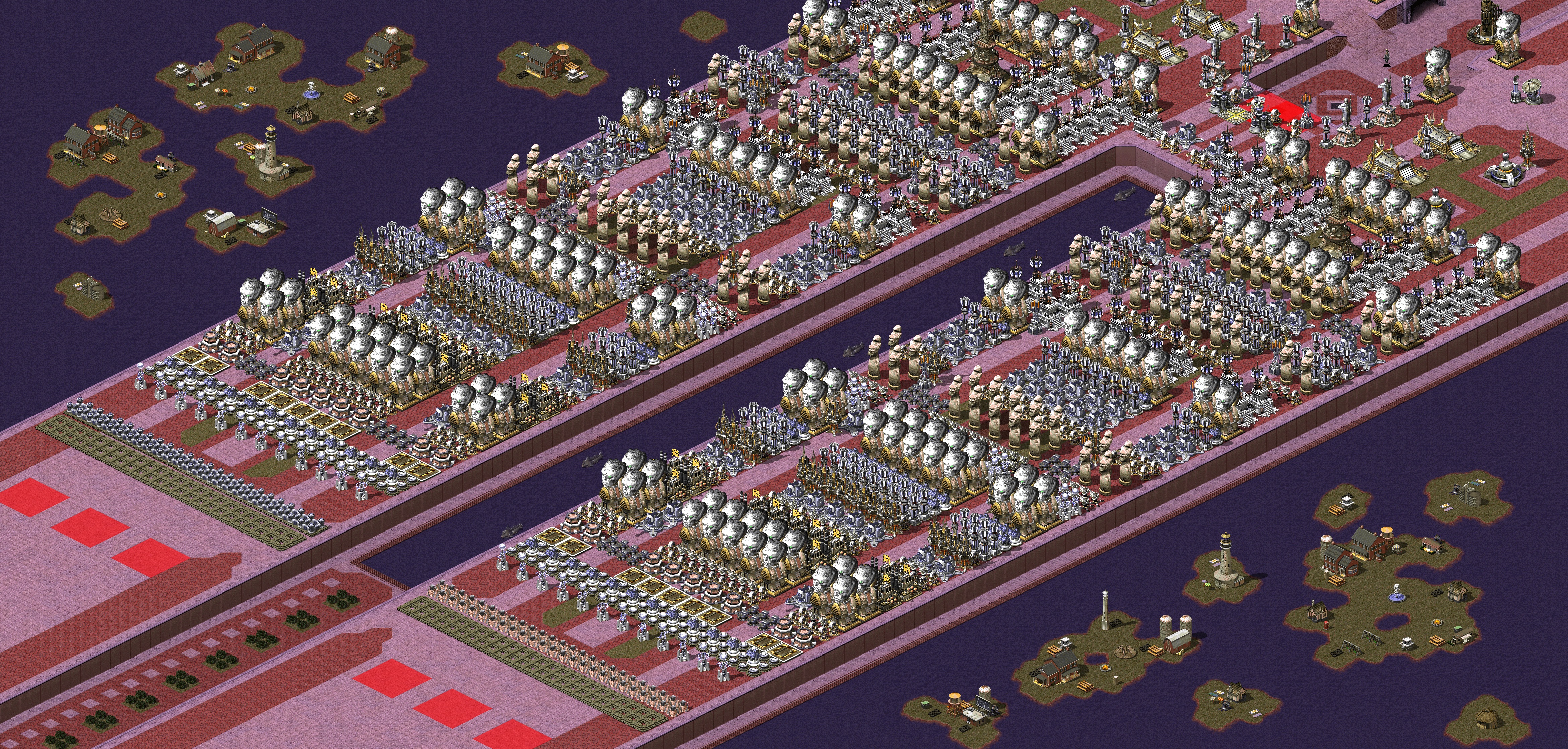 Rendered map: Demolition Derby (1): Floating Island