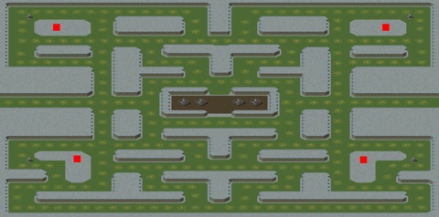 Rendered preview of Pac-Man Maze