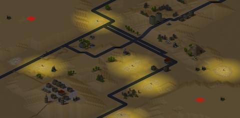 Rendered preview of Desert Highway