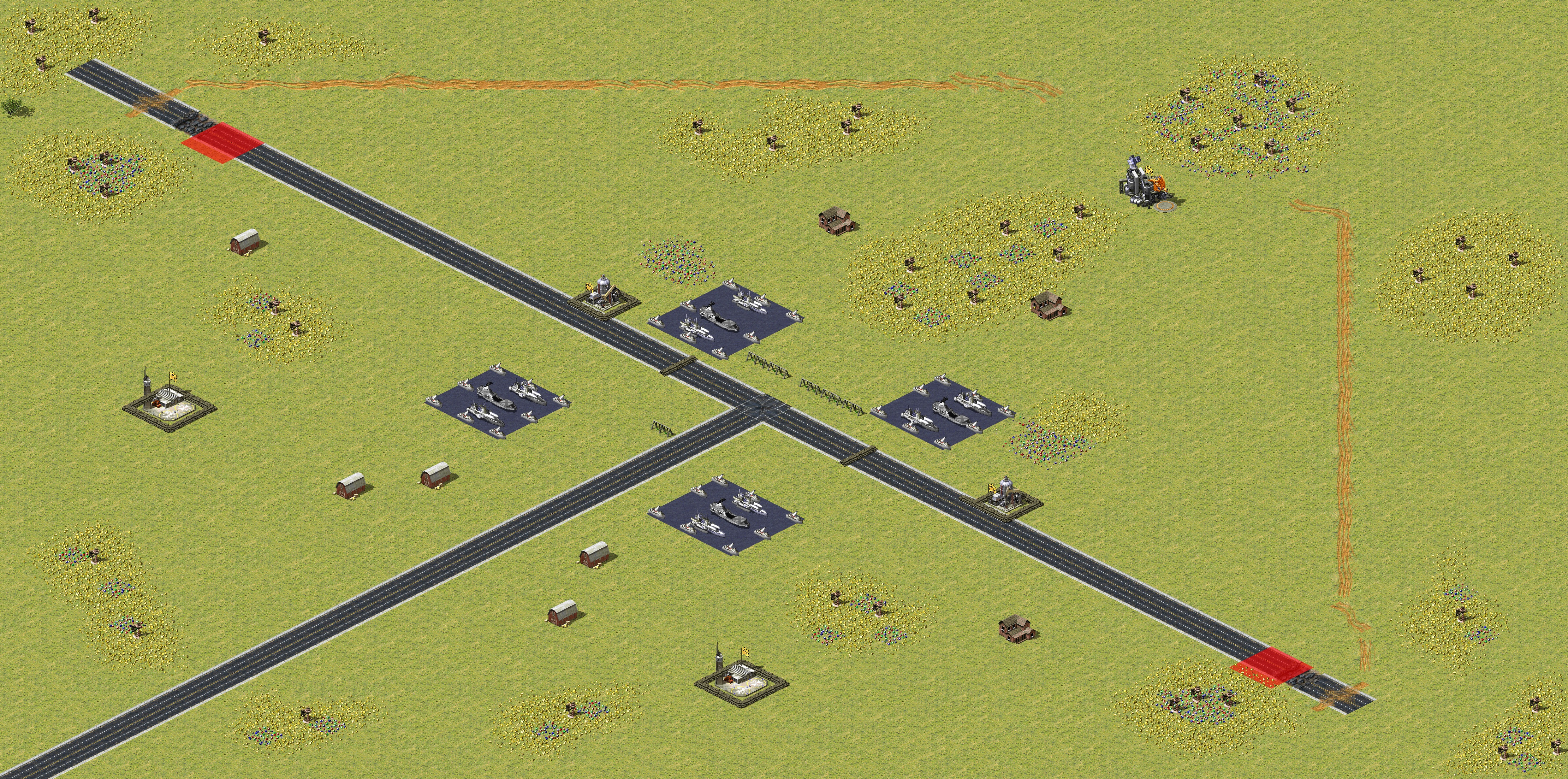 Rendered map: Tank Maneuvers Development PreCap