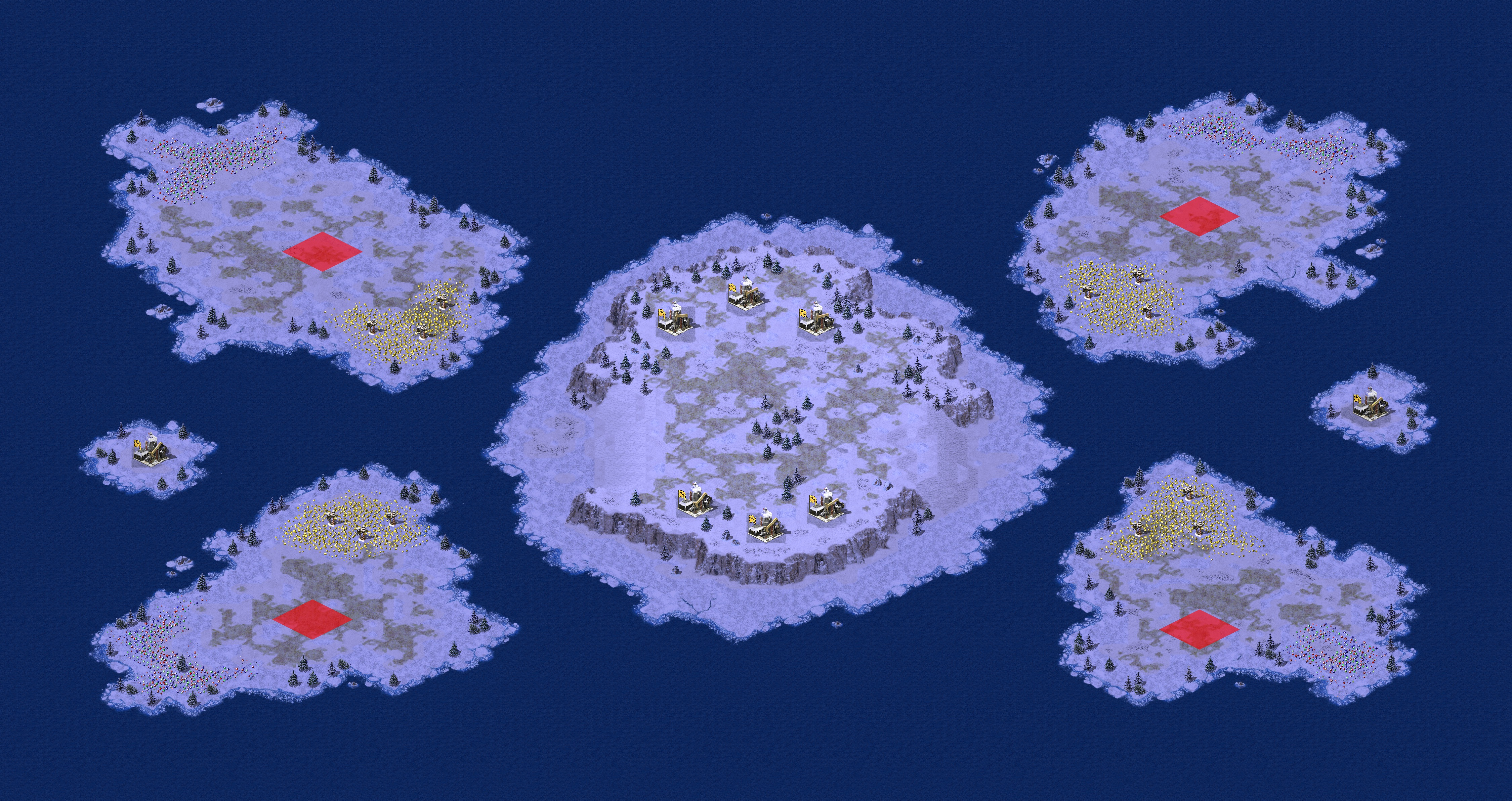 Rendered map: Depth Charge (Naval War)