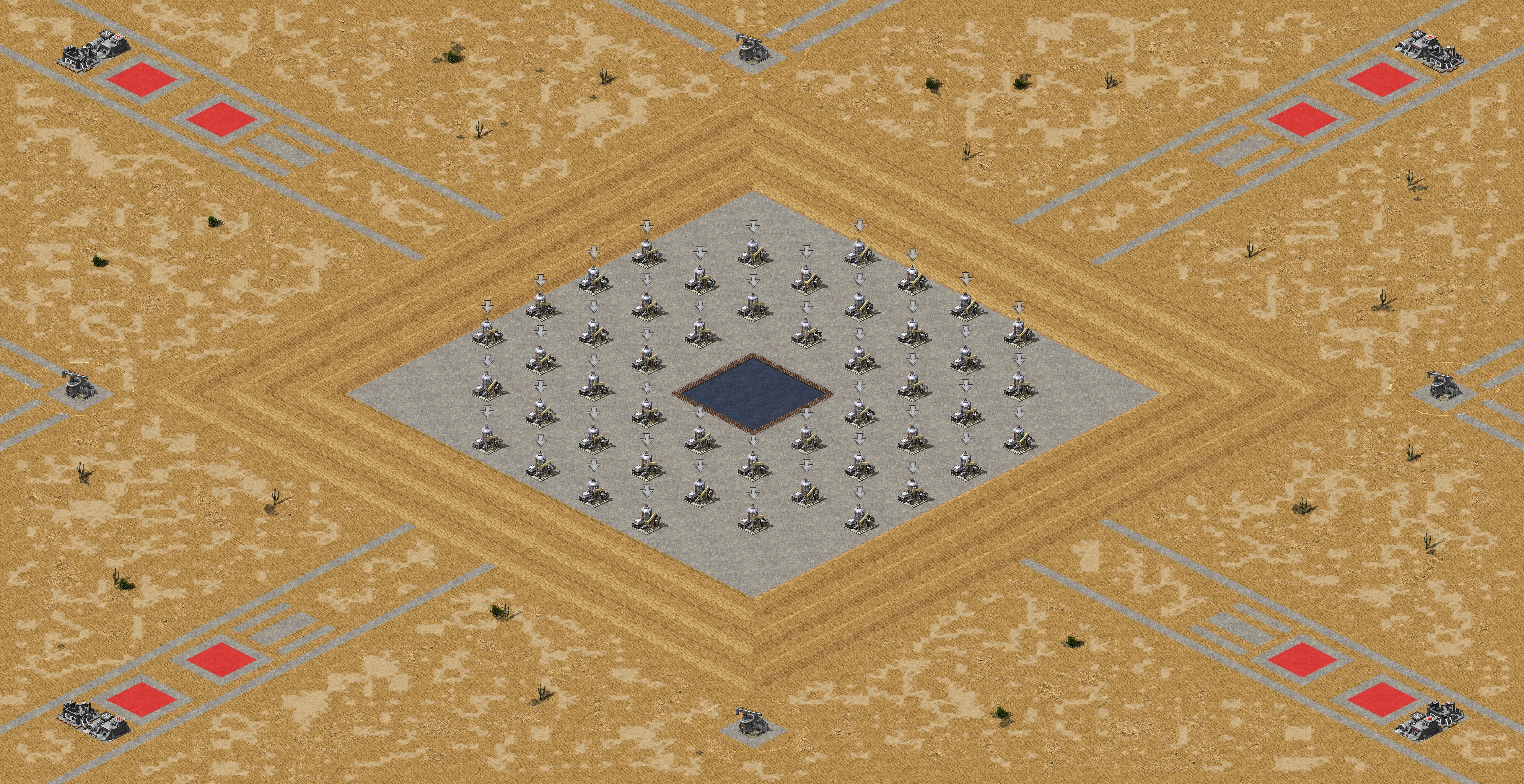 Rendered map: All-Out Oil Race