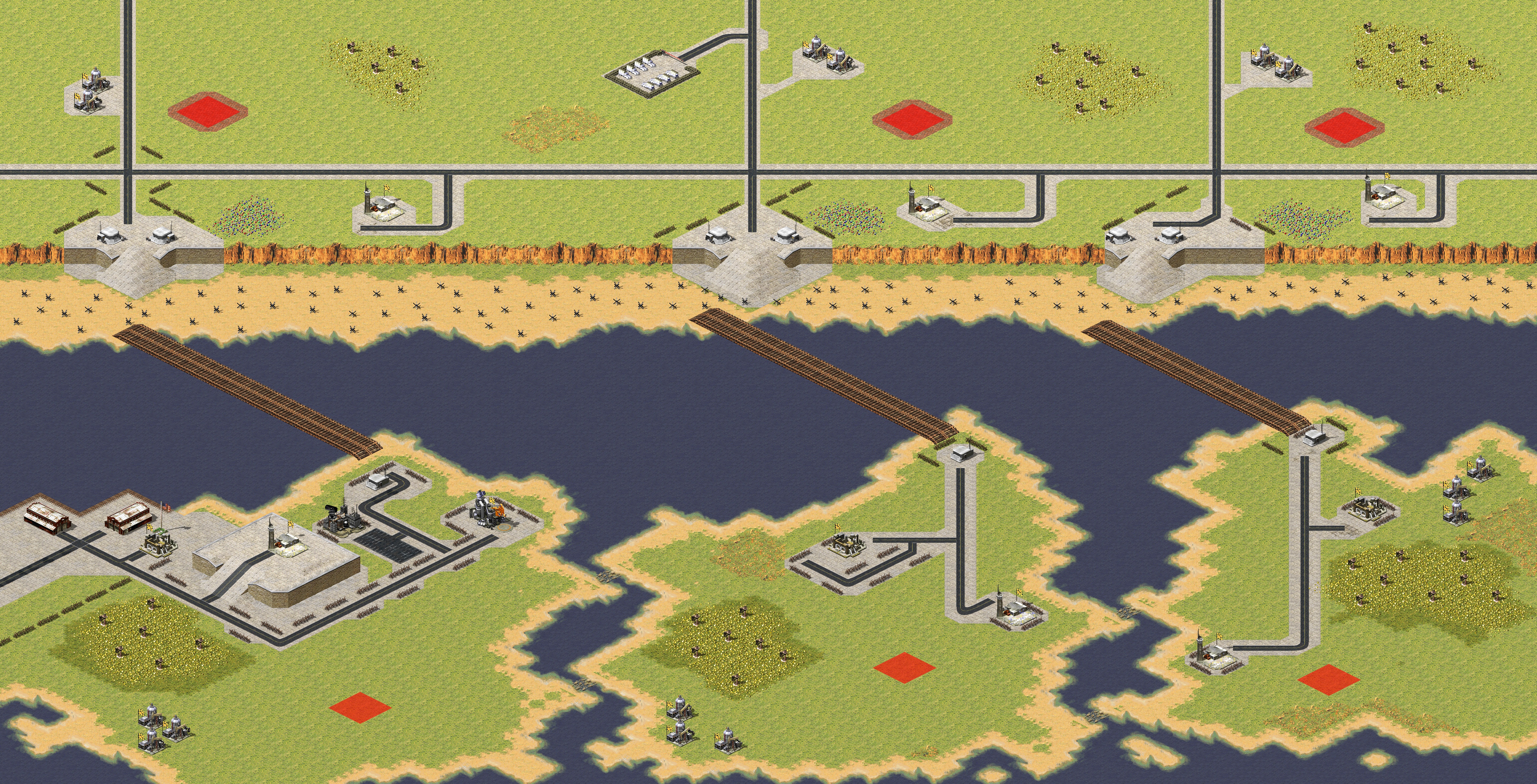 Rendered map: The Beach Assault