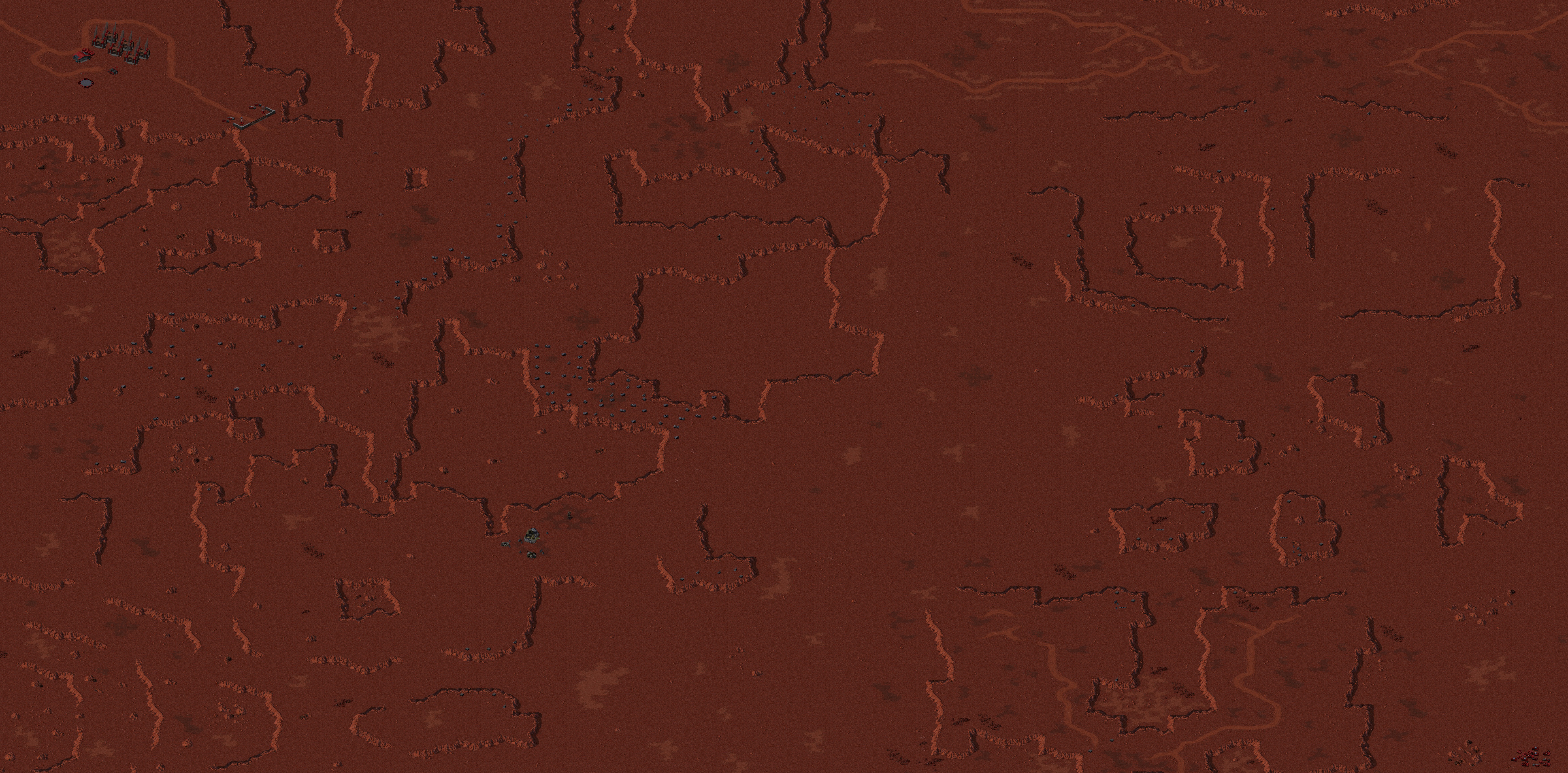 Rendered map: CD #7: Flight Through the Wasteland