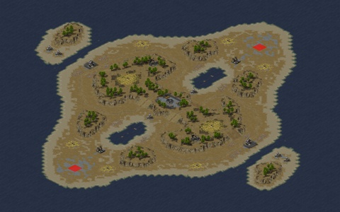 Rendered preview of Exhausted Isle