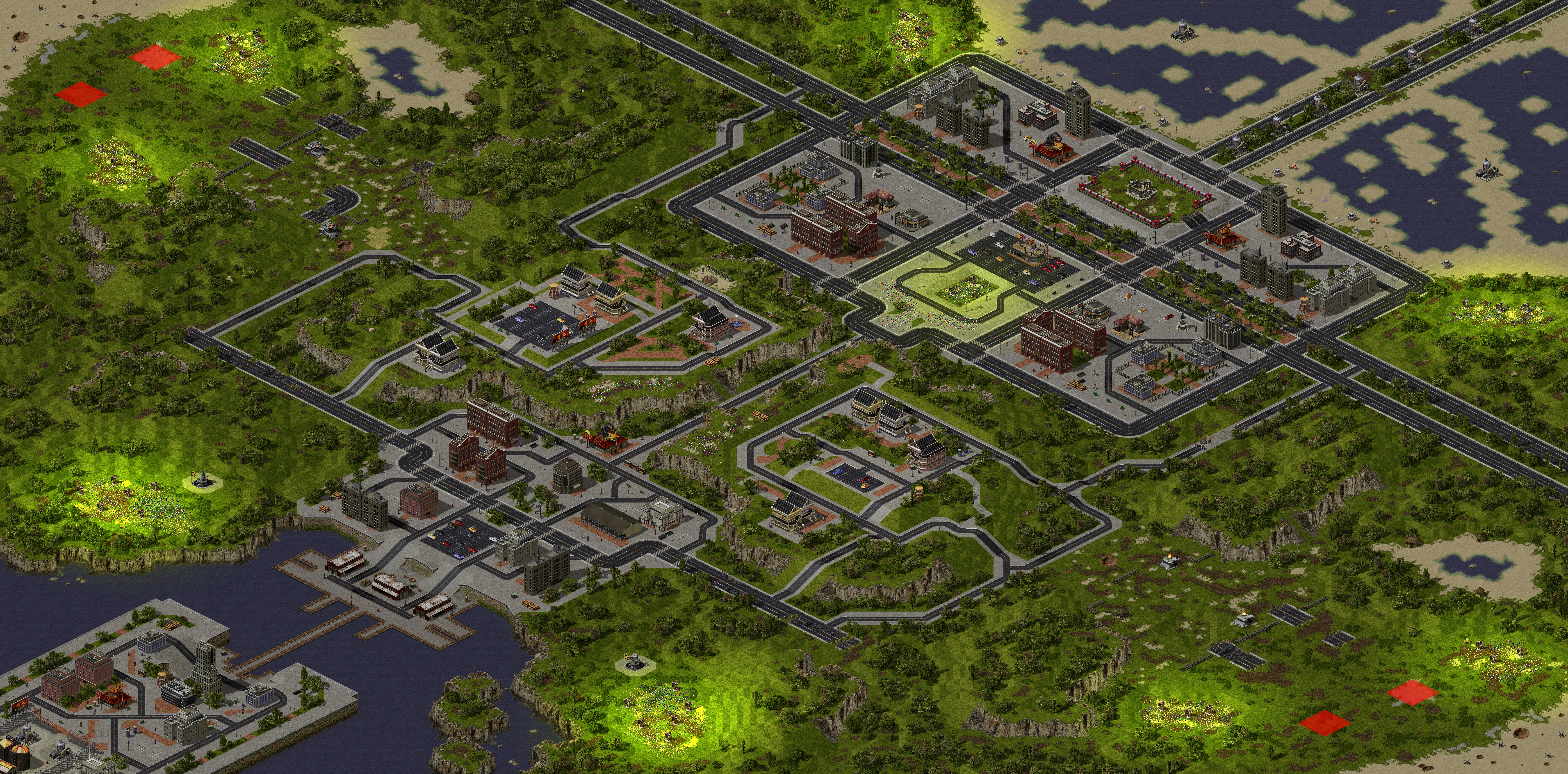 Rendered map: Paradise Battle (4)