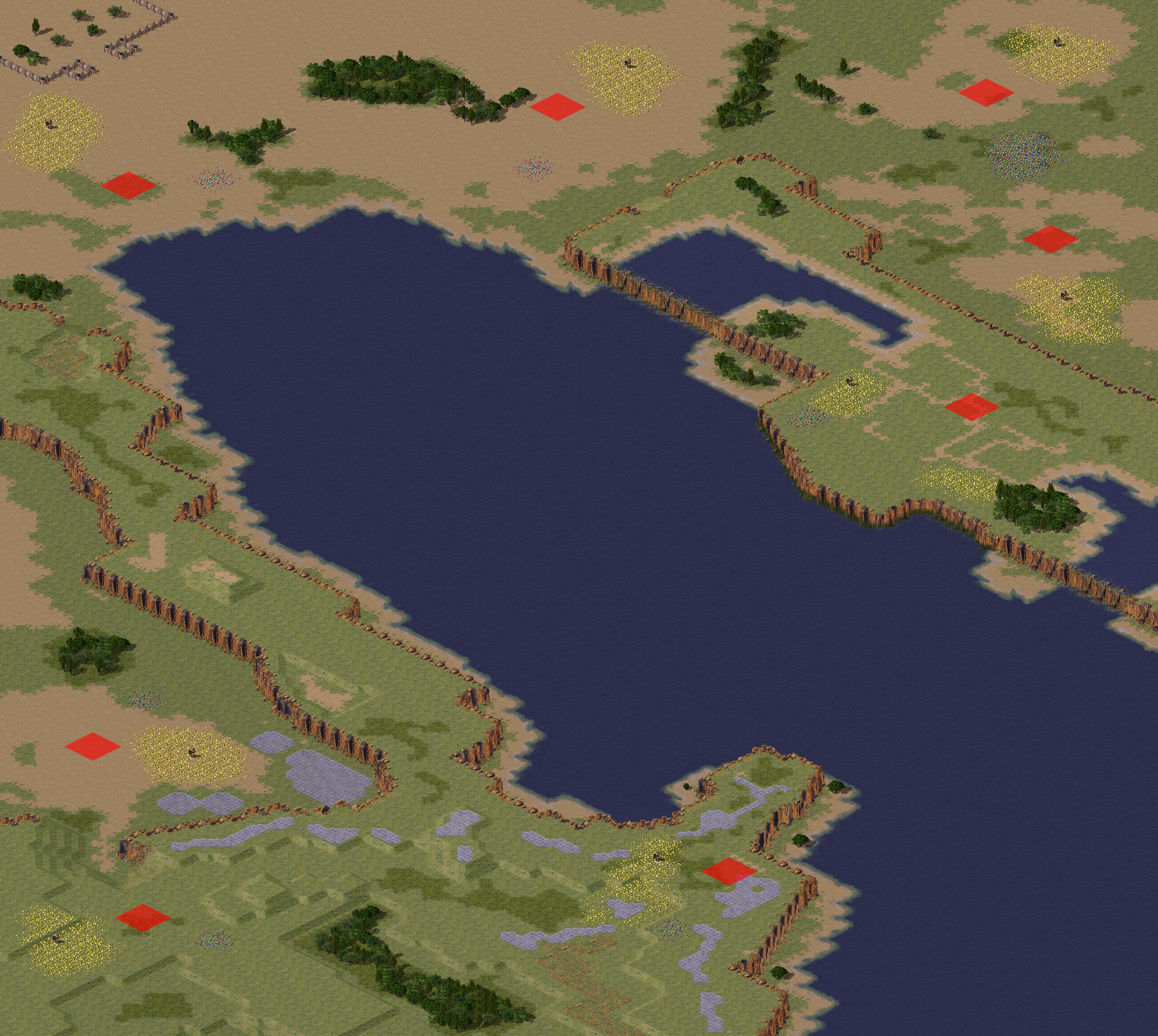 Rendered map: Super Naval War