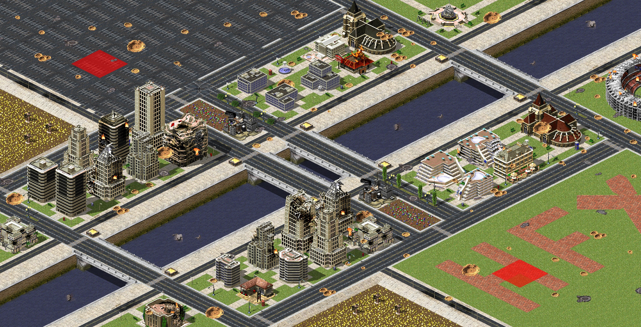 Rendered map: City Ruins