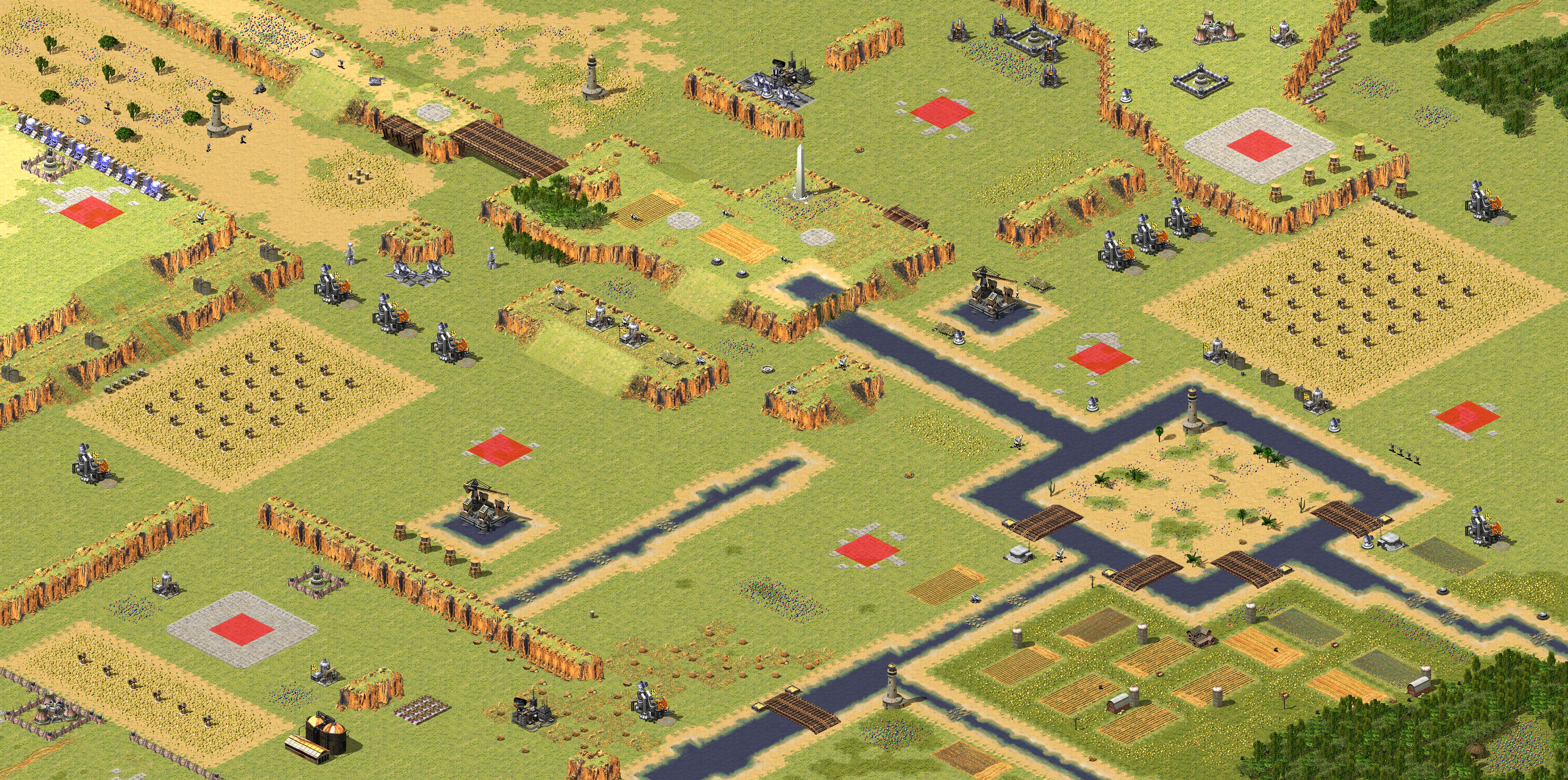 Rendered map: Lonely Grave 4v4