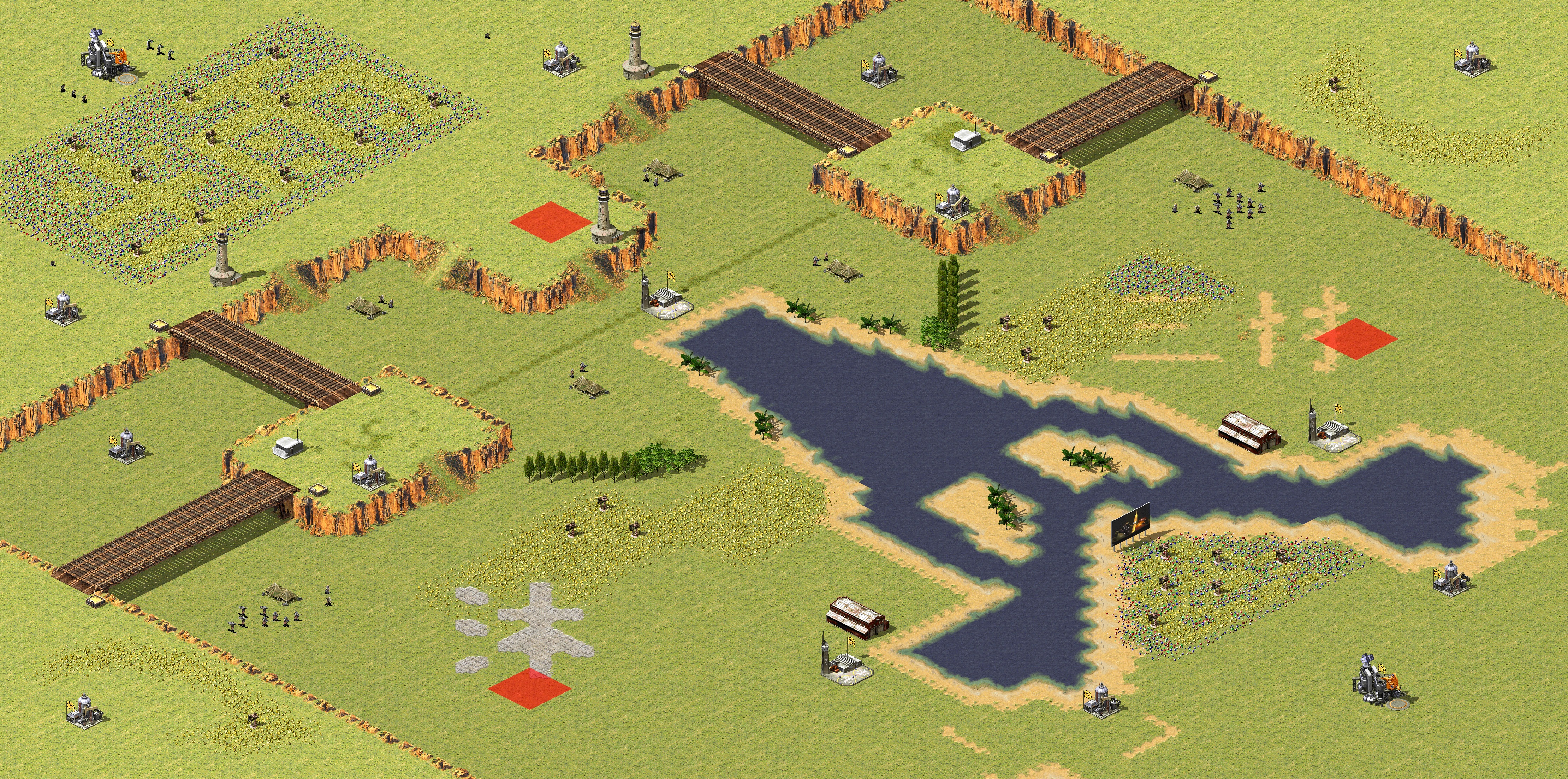 Rendered map: Strength and Trust